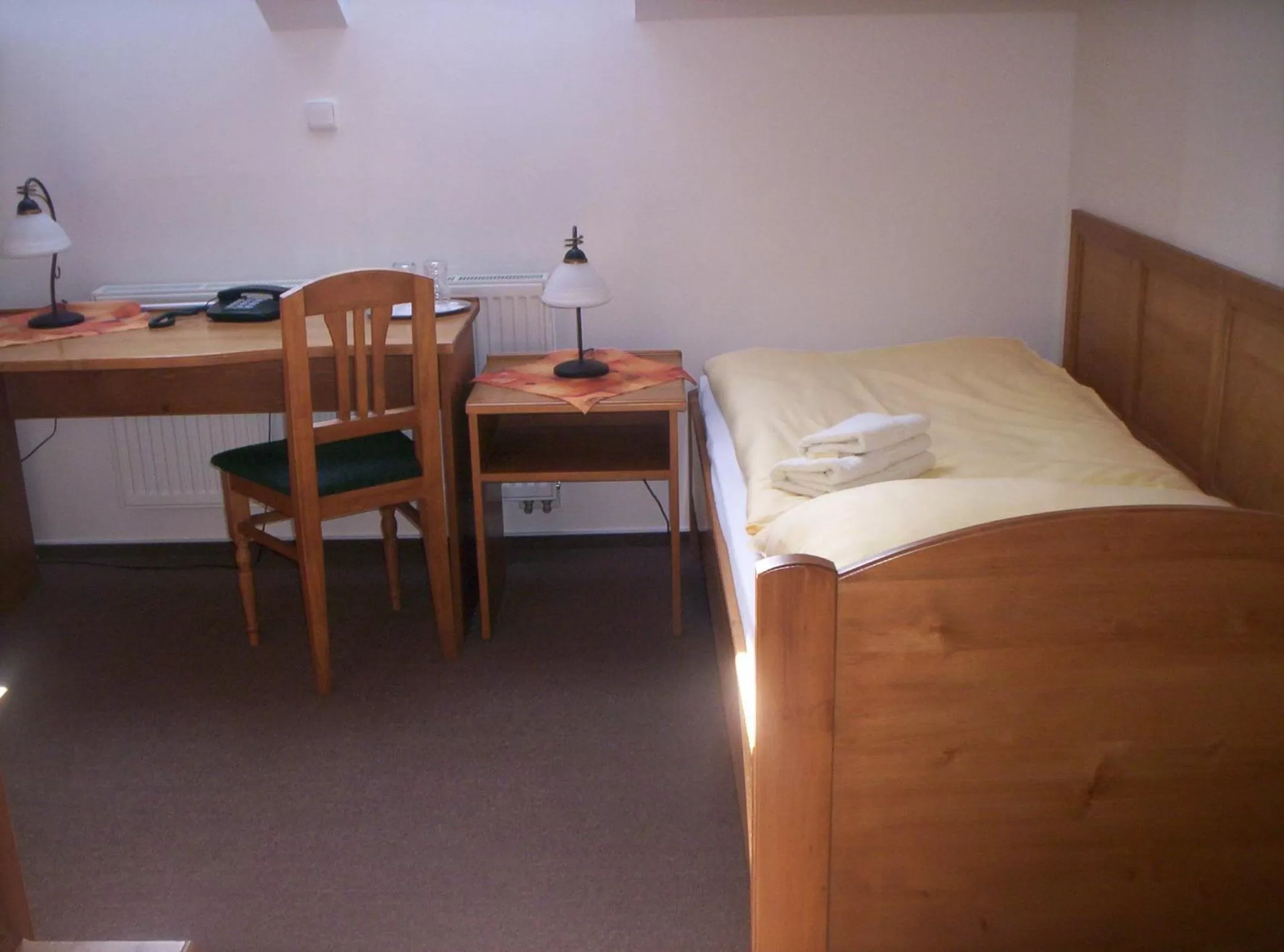 Seating area, Bed in Hotel Krakonoš