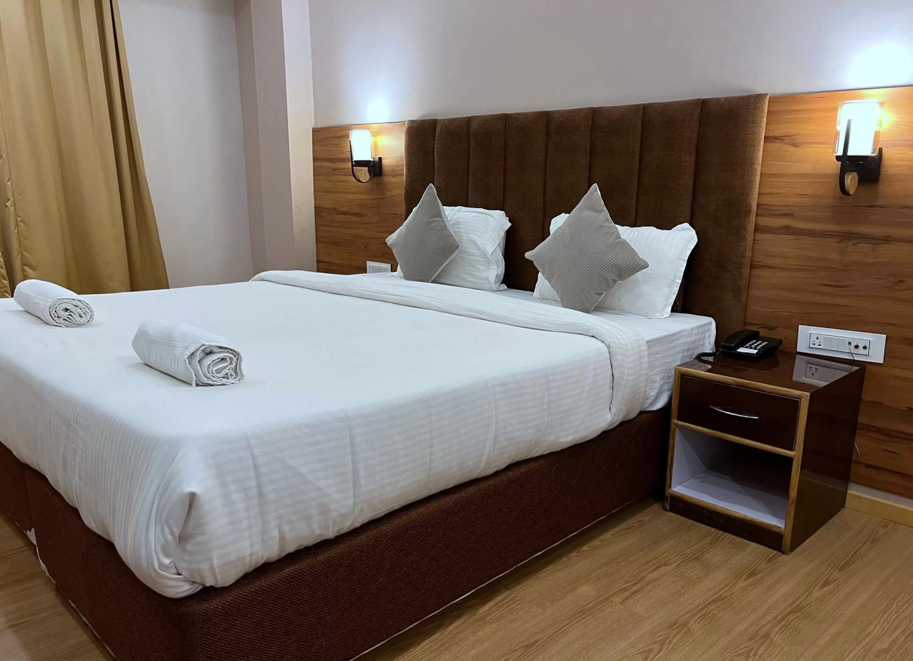 Bed in The Phoenix Residency