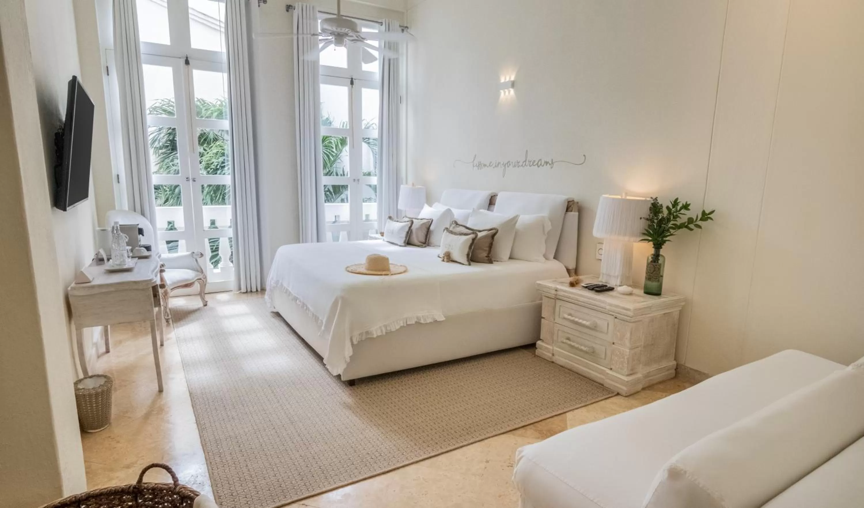 Bedroom, Bed in Casa Diluca Cartagena Hotel Boutique