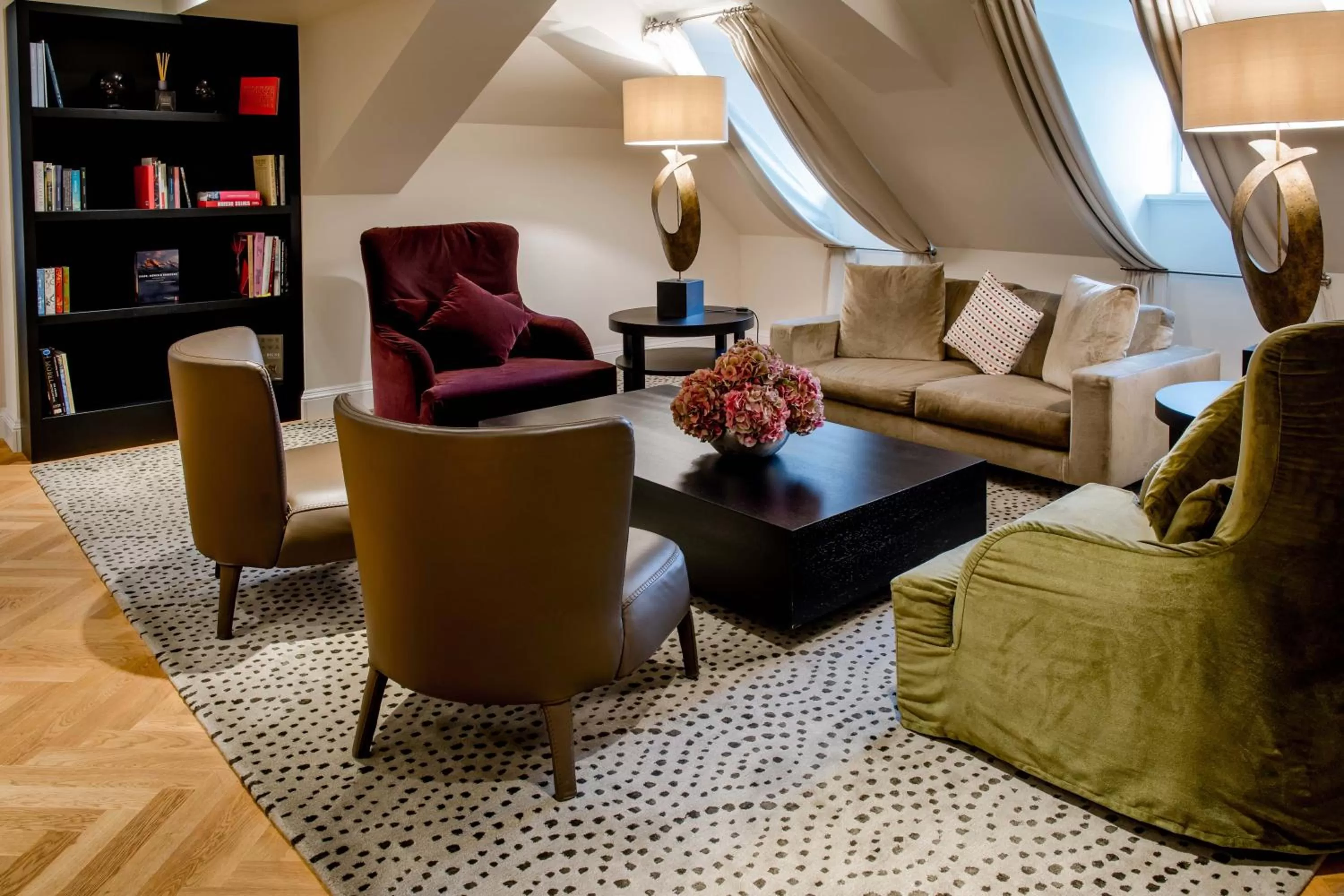 Library in Hotel Schweizerhof Bern & Spa