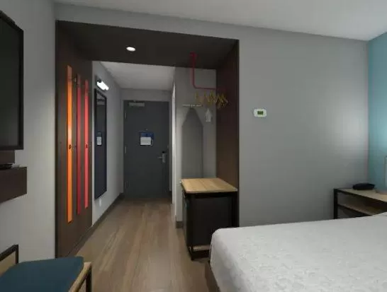 Bed in Tru By Hilton Indianapolis Lawrence, In