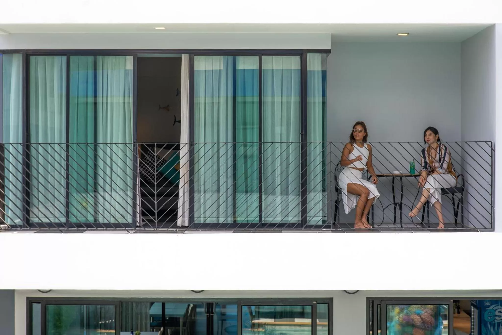 group of guests in Krabi SeaBass Hotel