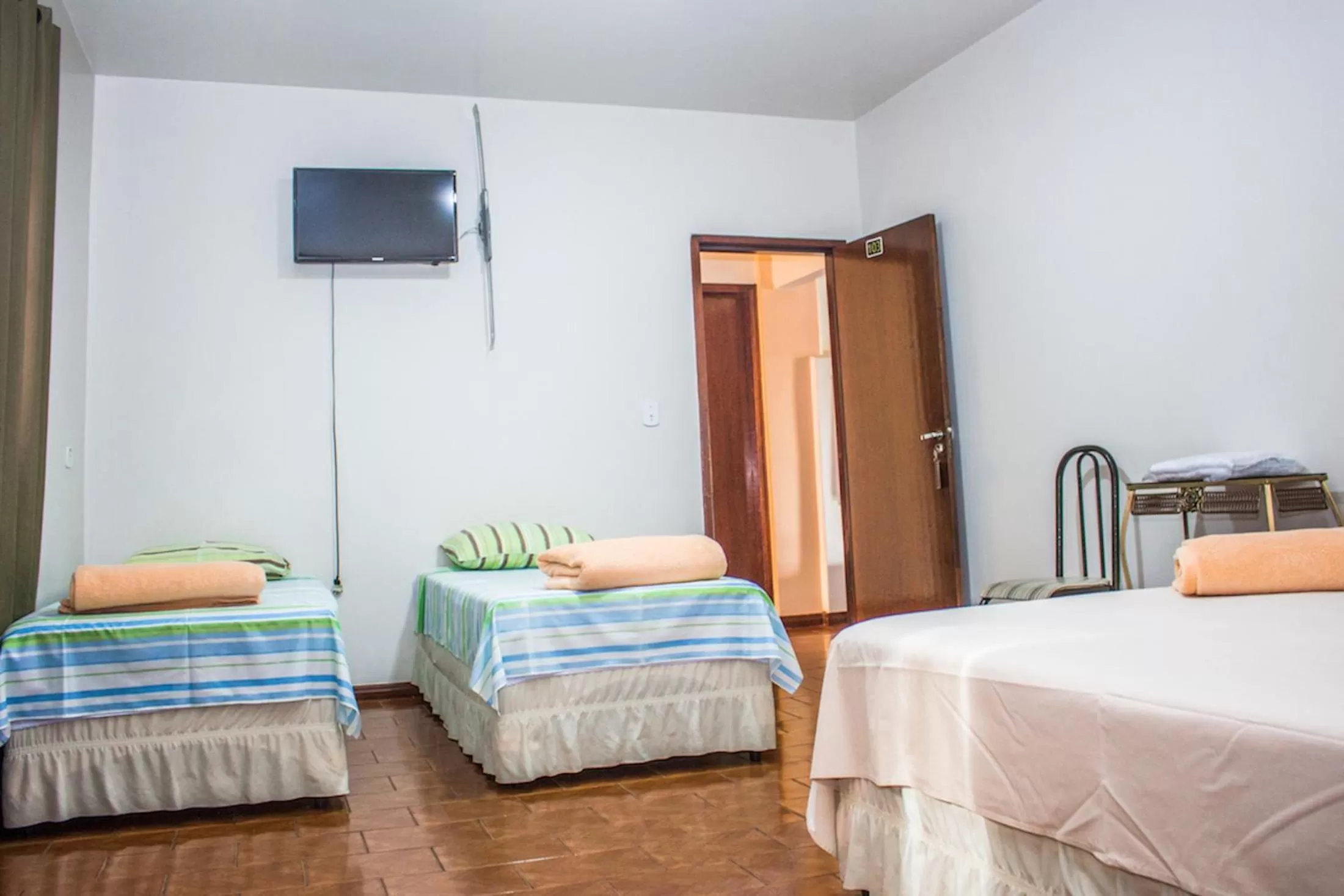 Bed in Hotel Paradizzo