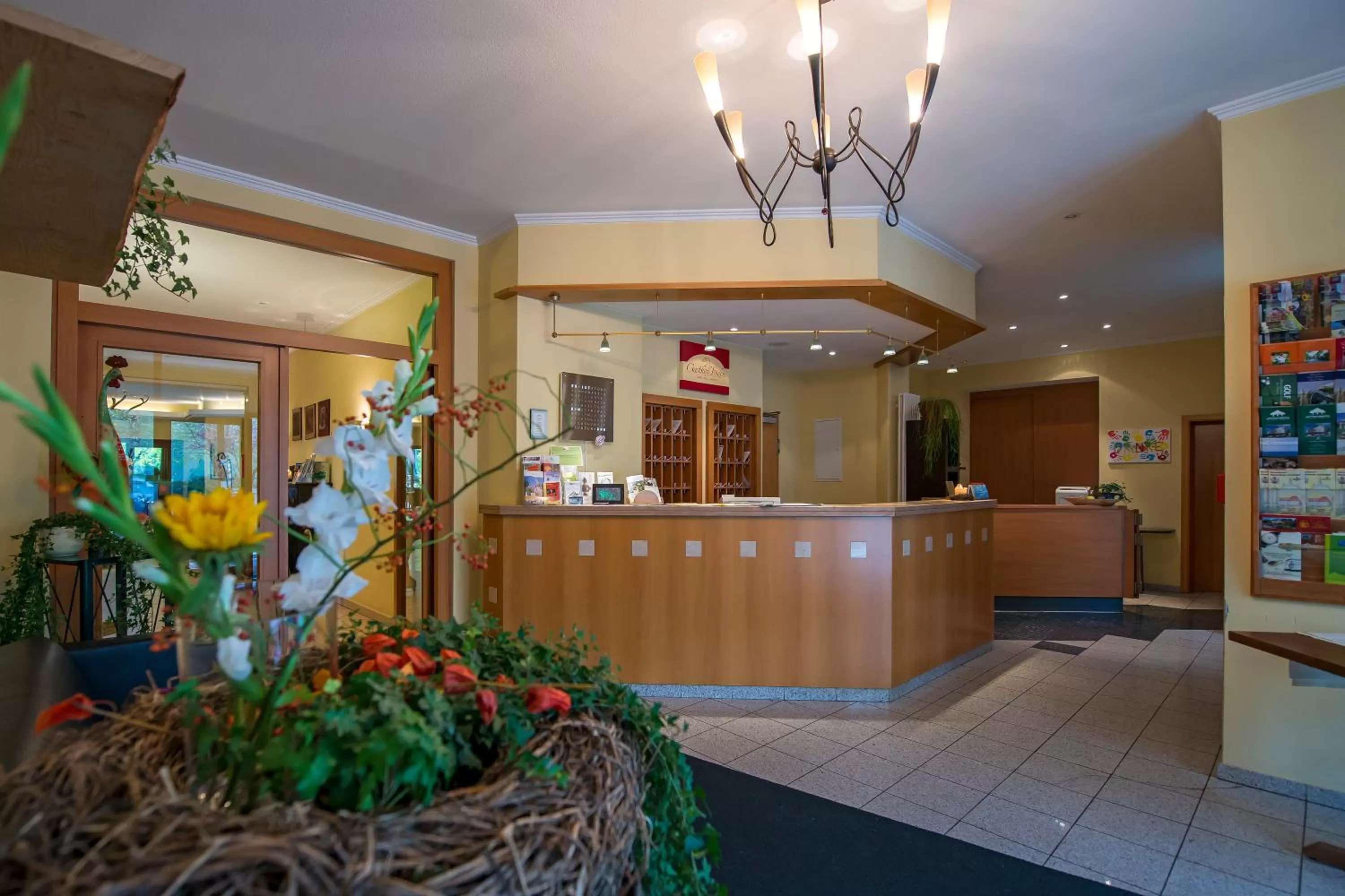 Lobby or reception in Landidyll Hotel zum Freden