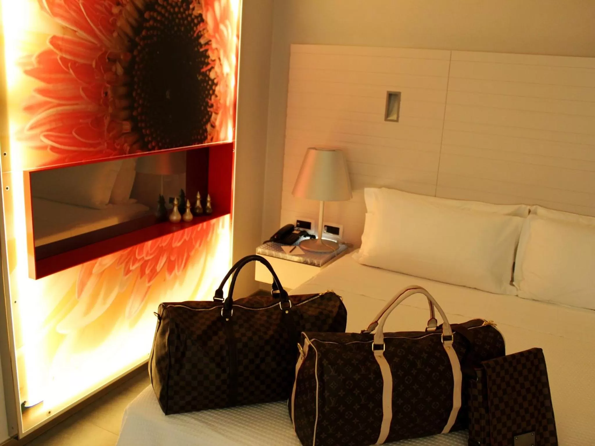 Bed in Montaldo Castle & Resort