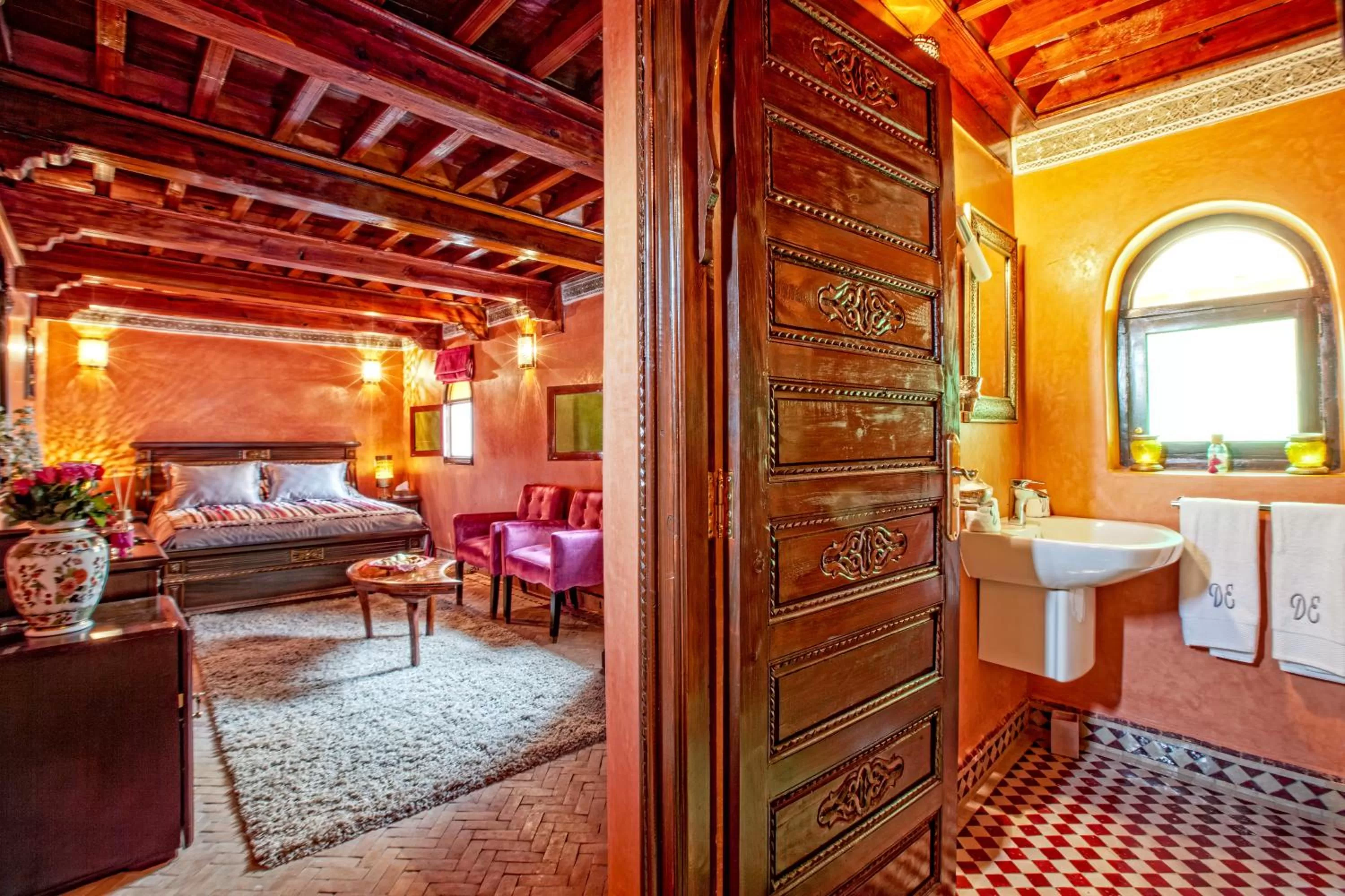 Bedroom in Riad Dar Essalam