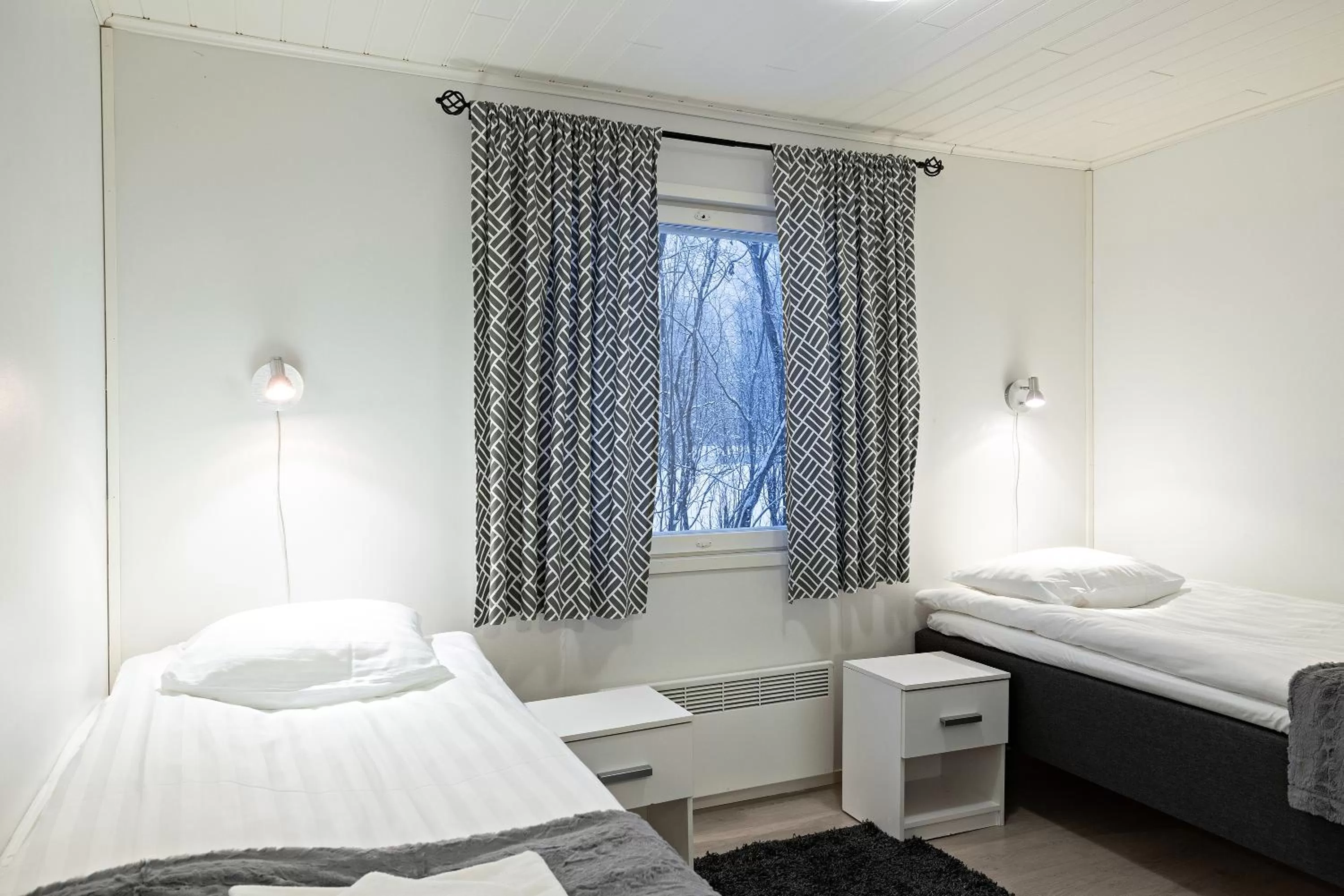 Bed in Arctic River Resort