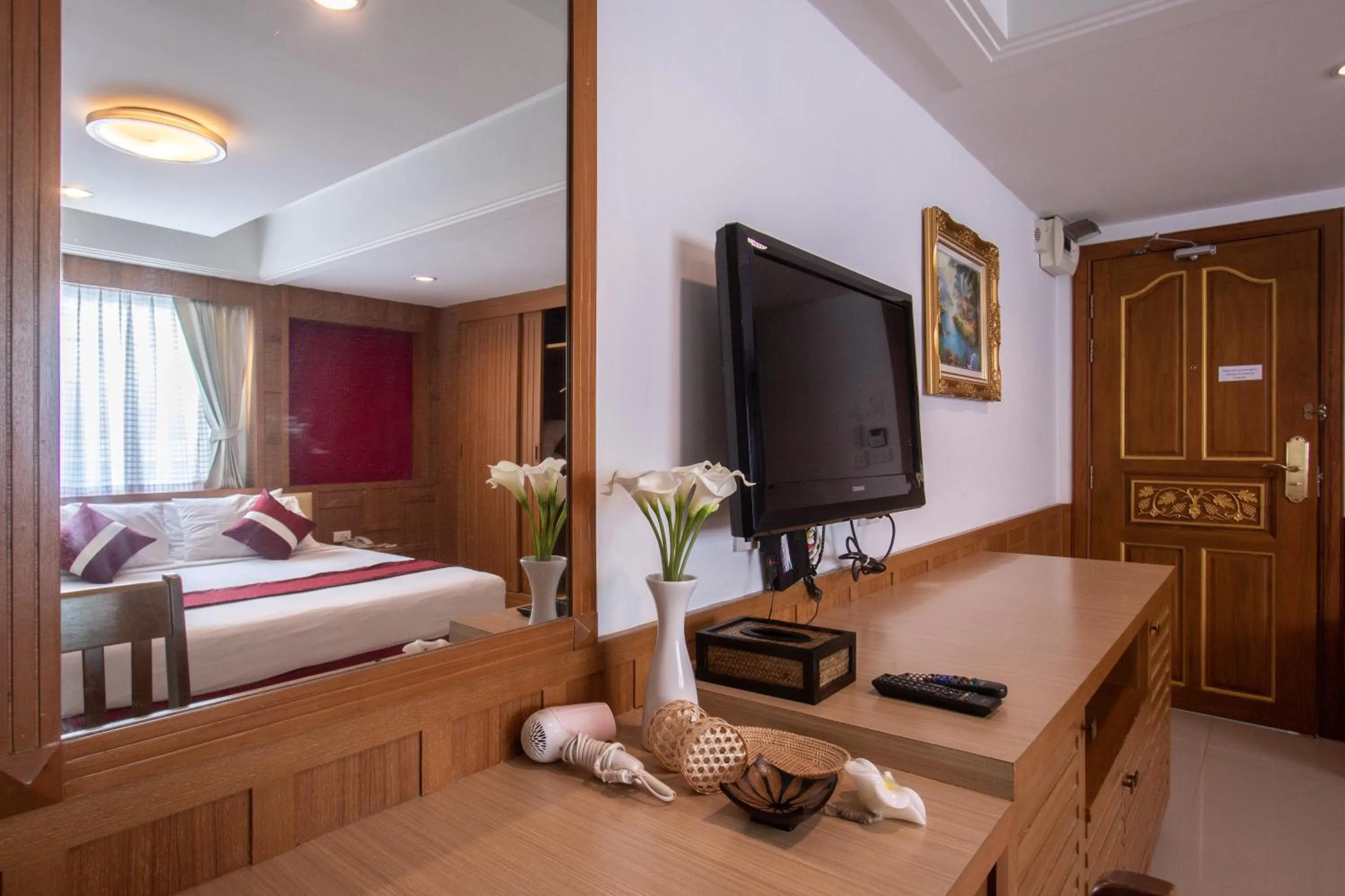 Bed in Gusto Pratunam Hotel