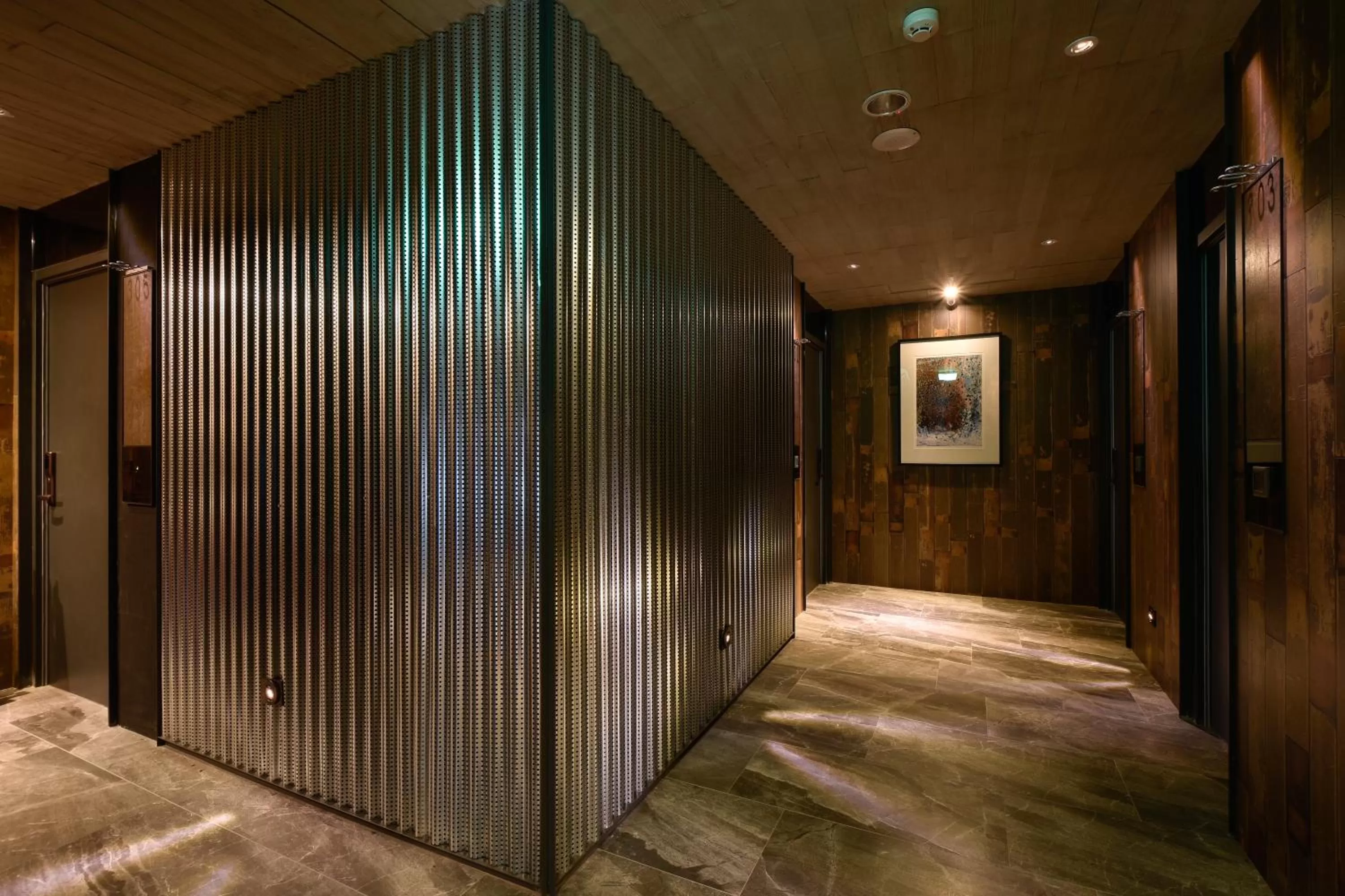 Decorative detail in 3 Door Hotel