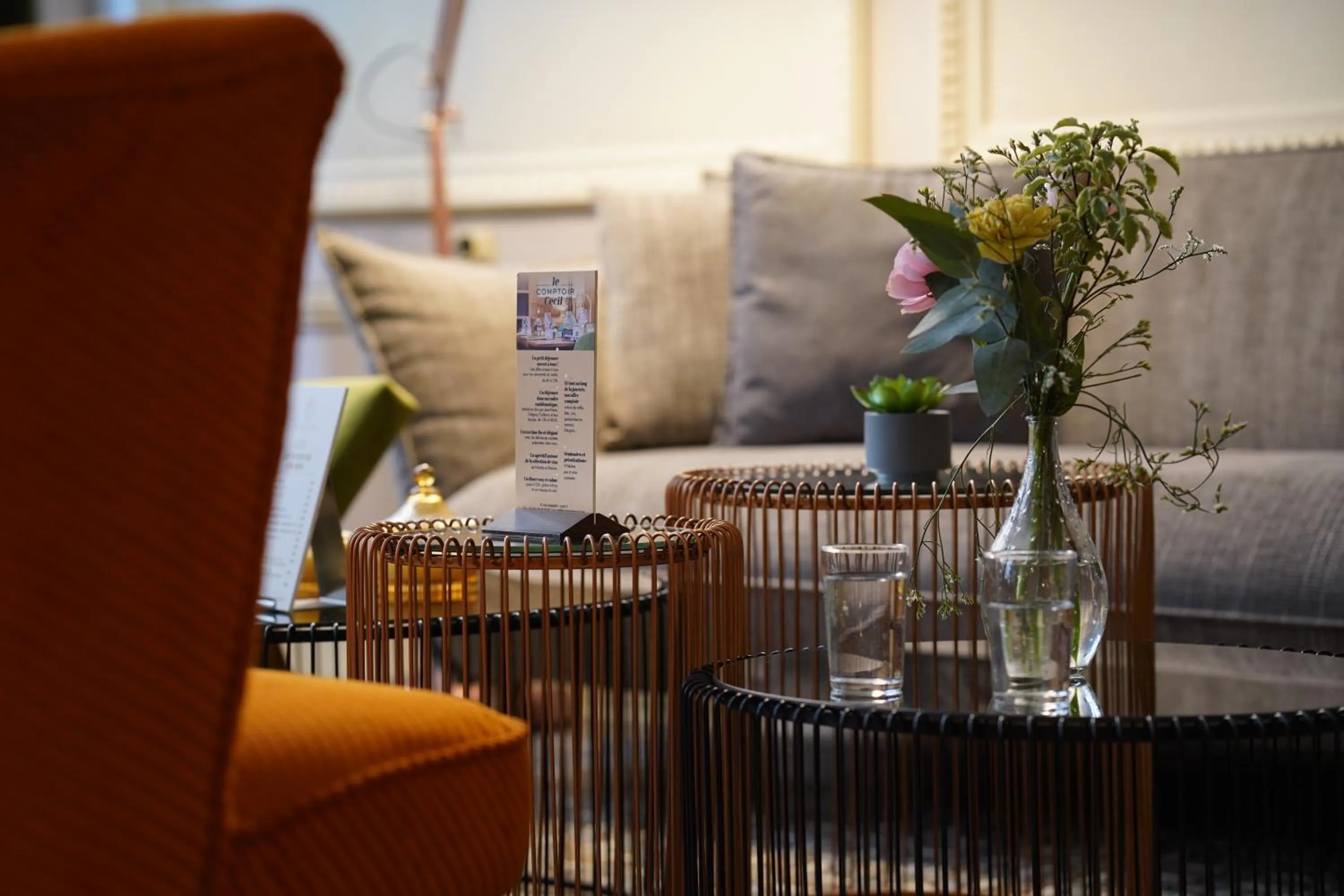 Living room in Hôtel du Simplon