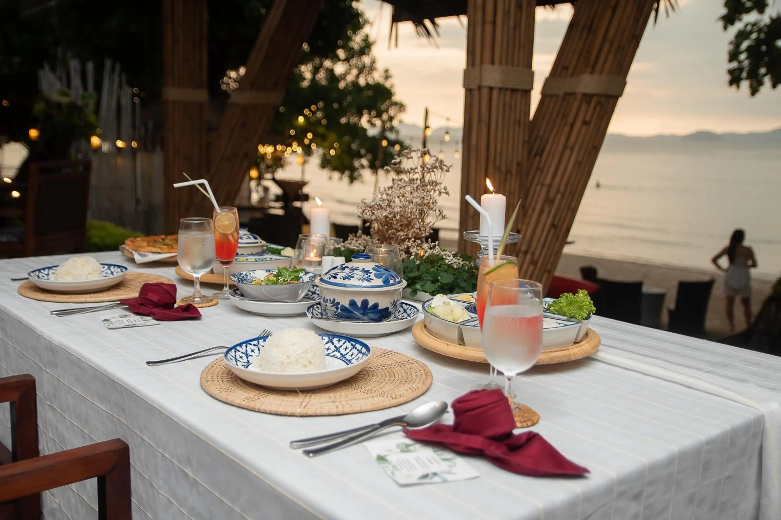 Dinner in Anyavee Tubkaek Beach Resort