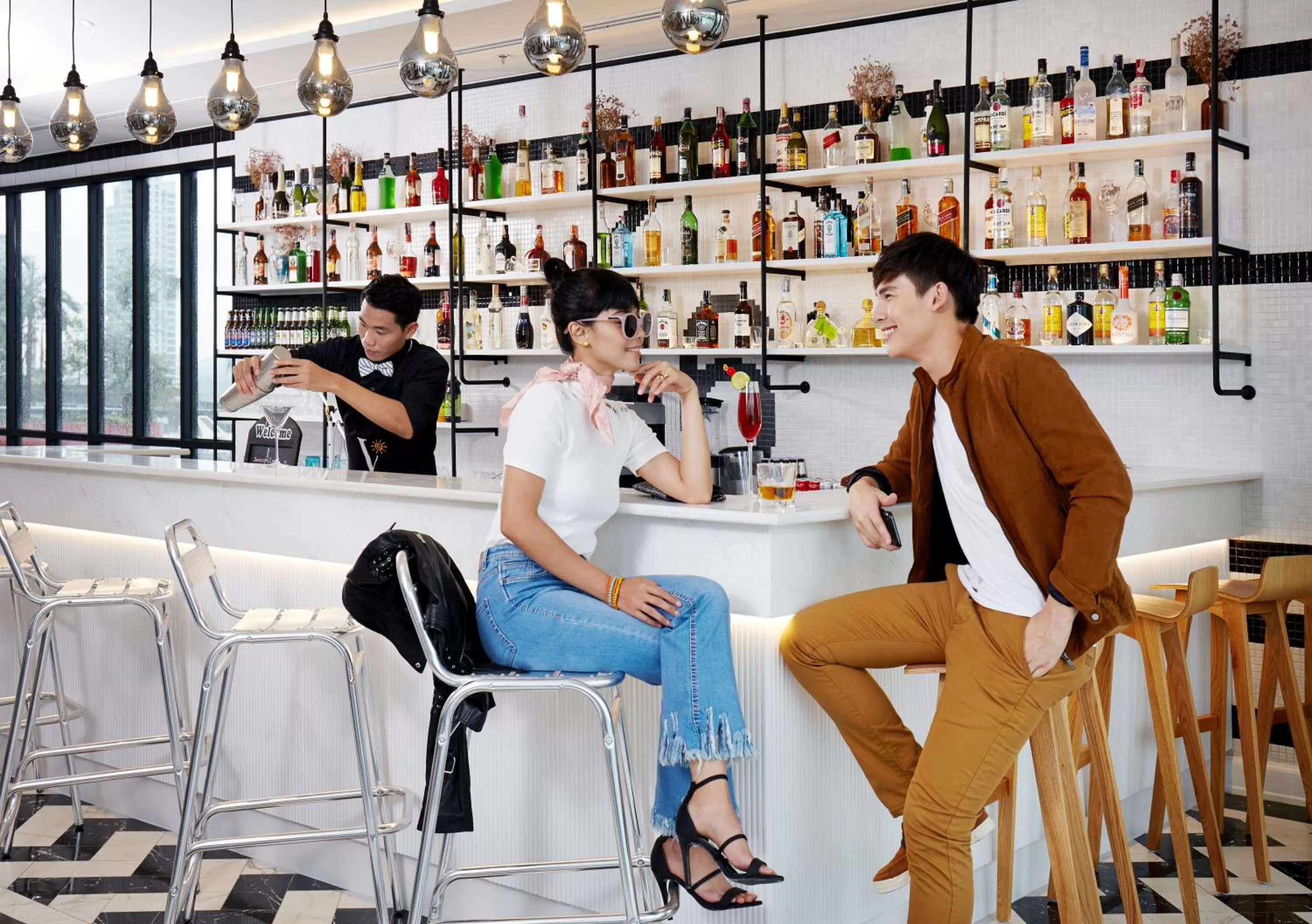 Lounge or bar in Vince Hotel Pratunam