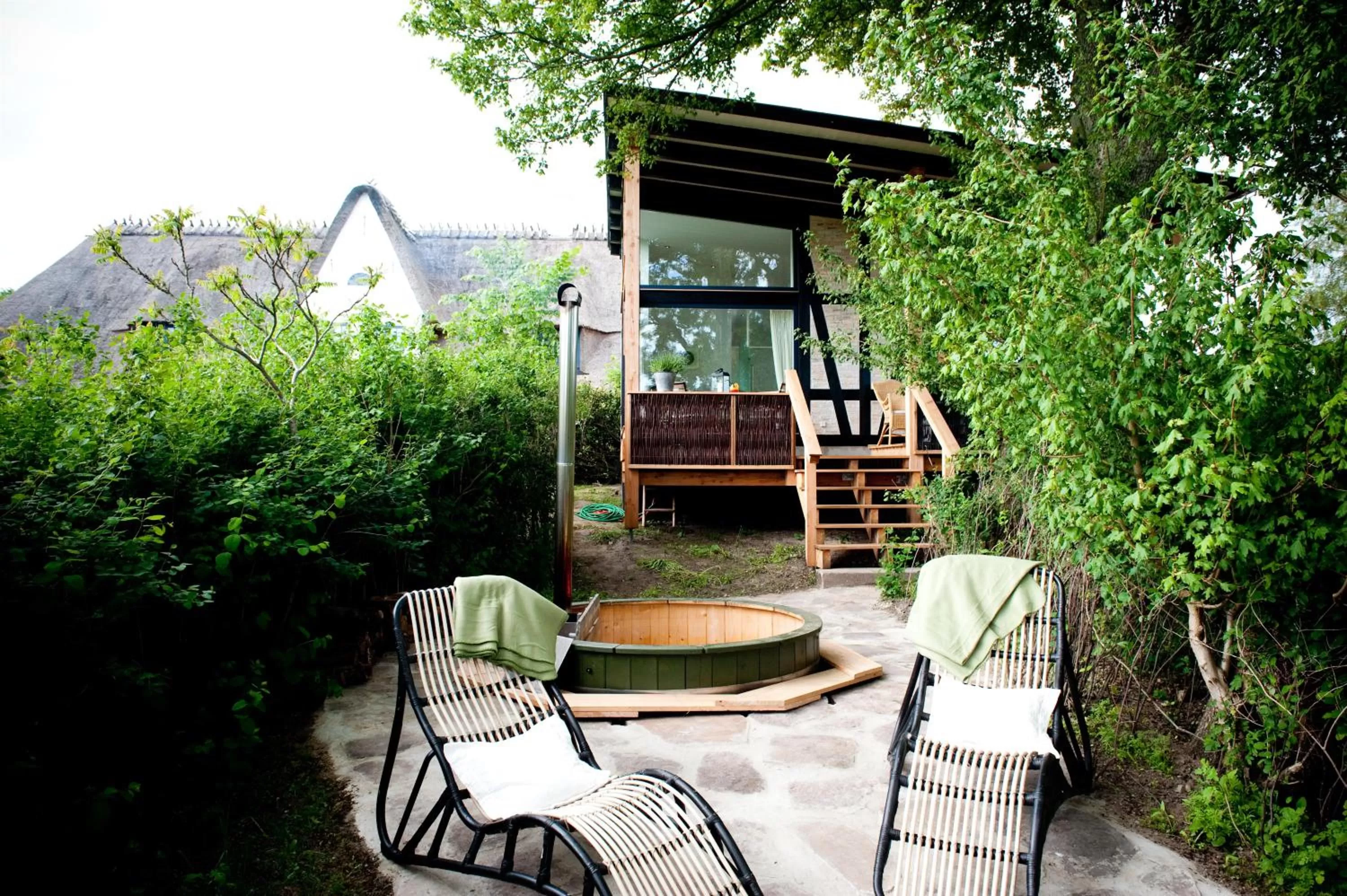 Garden in Benniksgaard Hotel