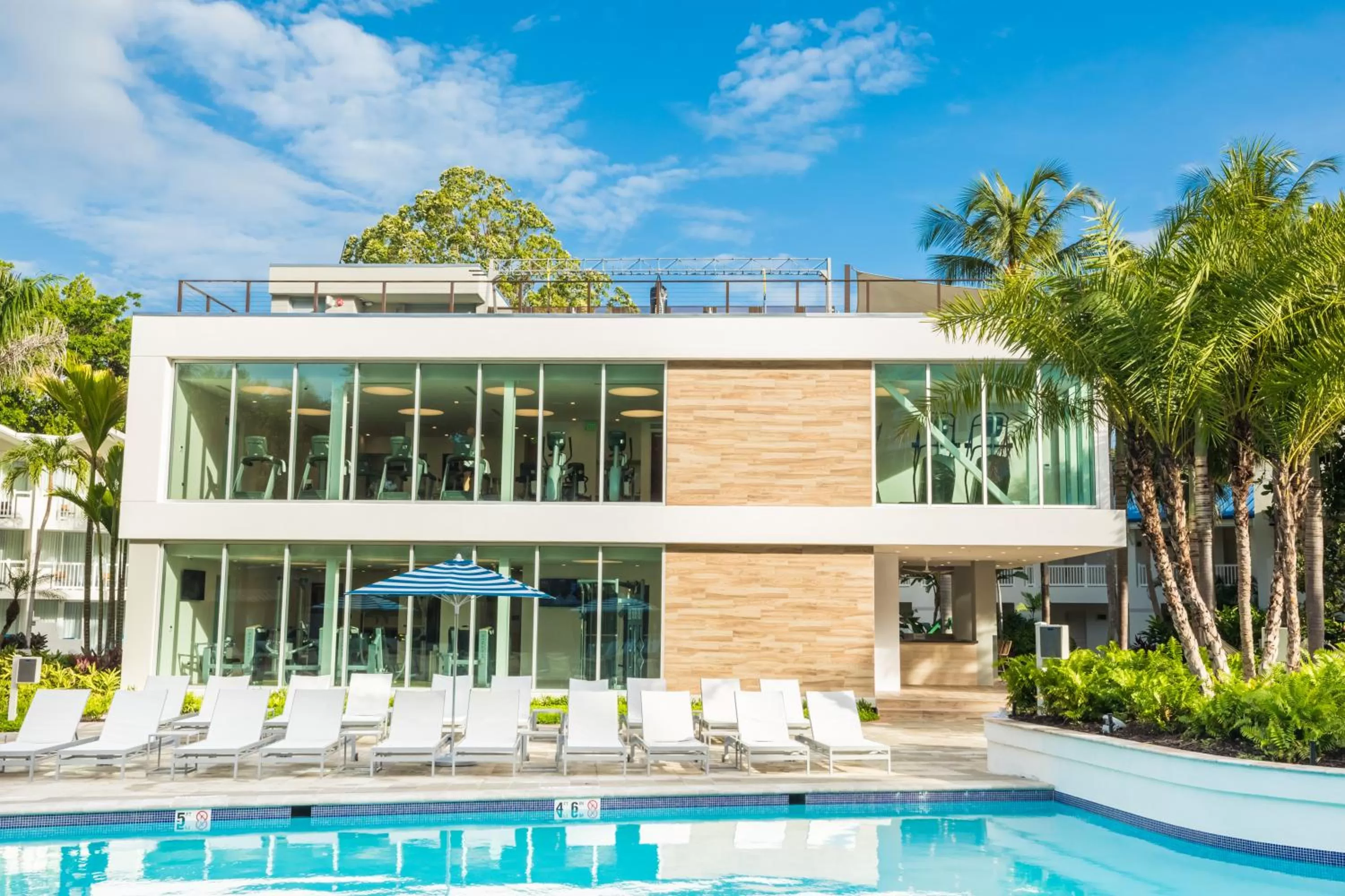 Fitness centre/facilities in Fairmont El San Juan Hotel