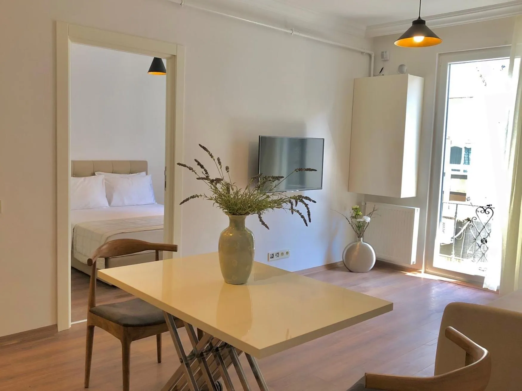 Photo of the whole room, Bed in Joy Suites