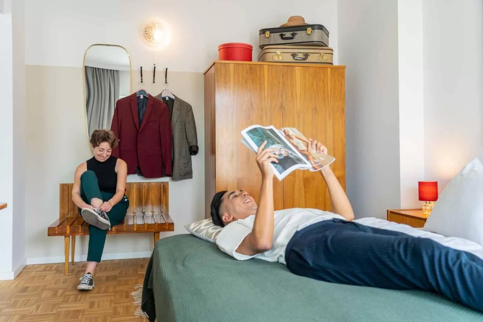 Bed in magdas HOTEL Vienna City - First Social Business HOTEL in Austria