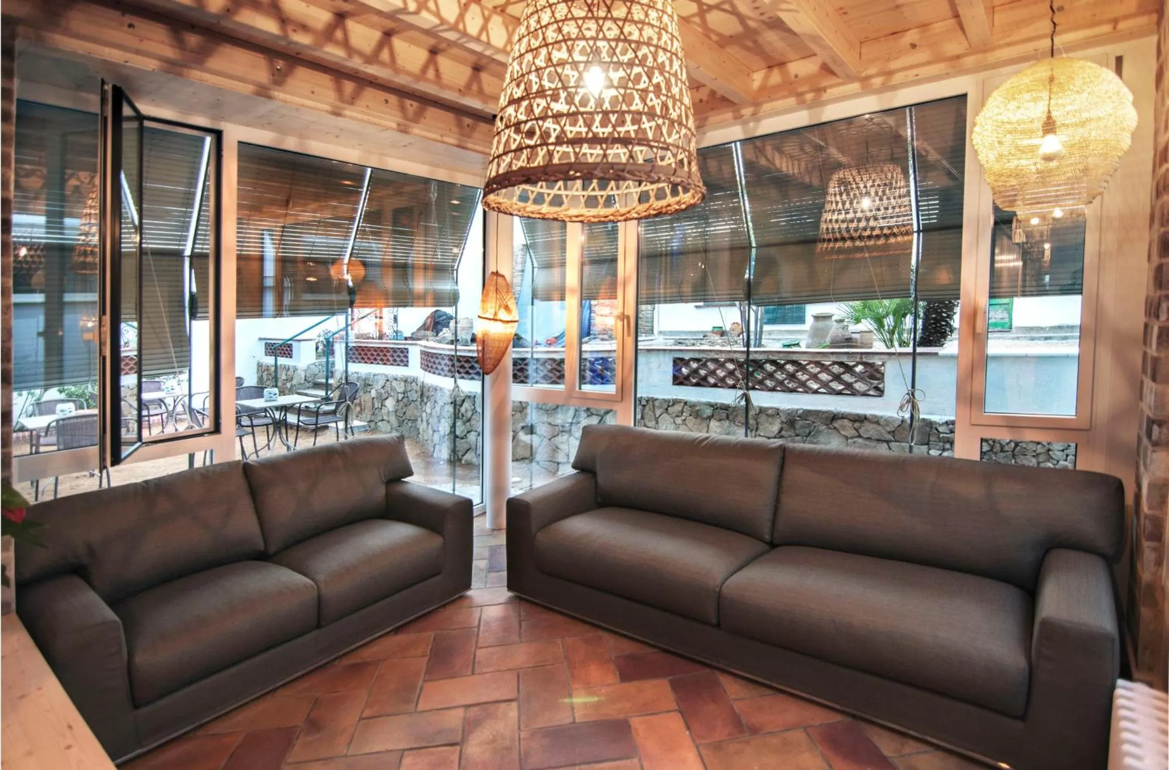 Communal lounge/ TV room, Seating Area in B&B Sant Pol - Adults Only