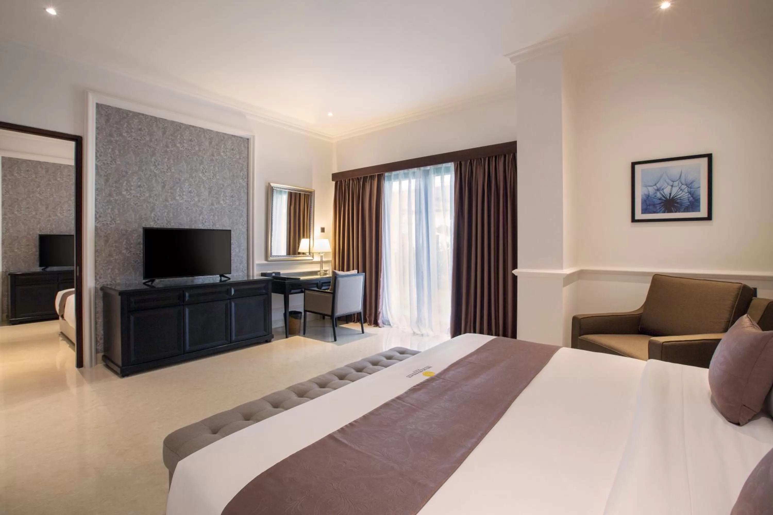 Bedroom, Bed in Grand Palace Hotel Sanur - Bali