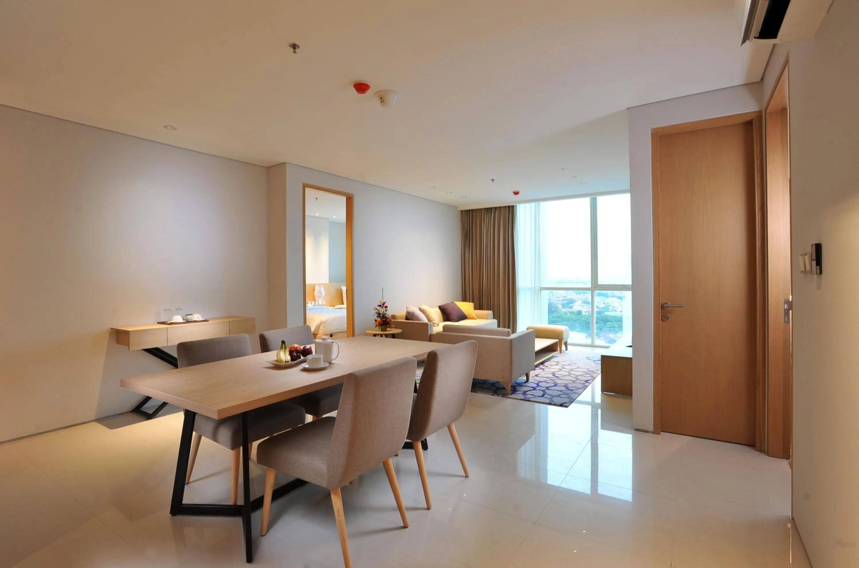 Dining area in Midtown Residence Surabaya