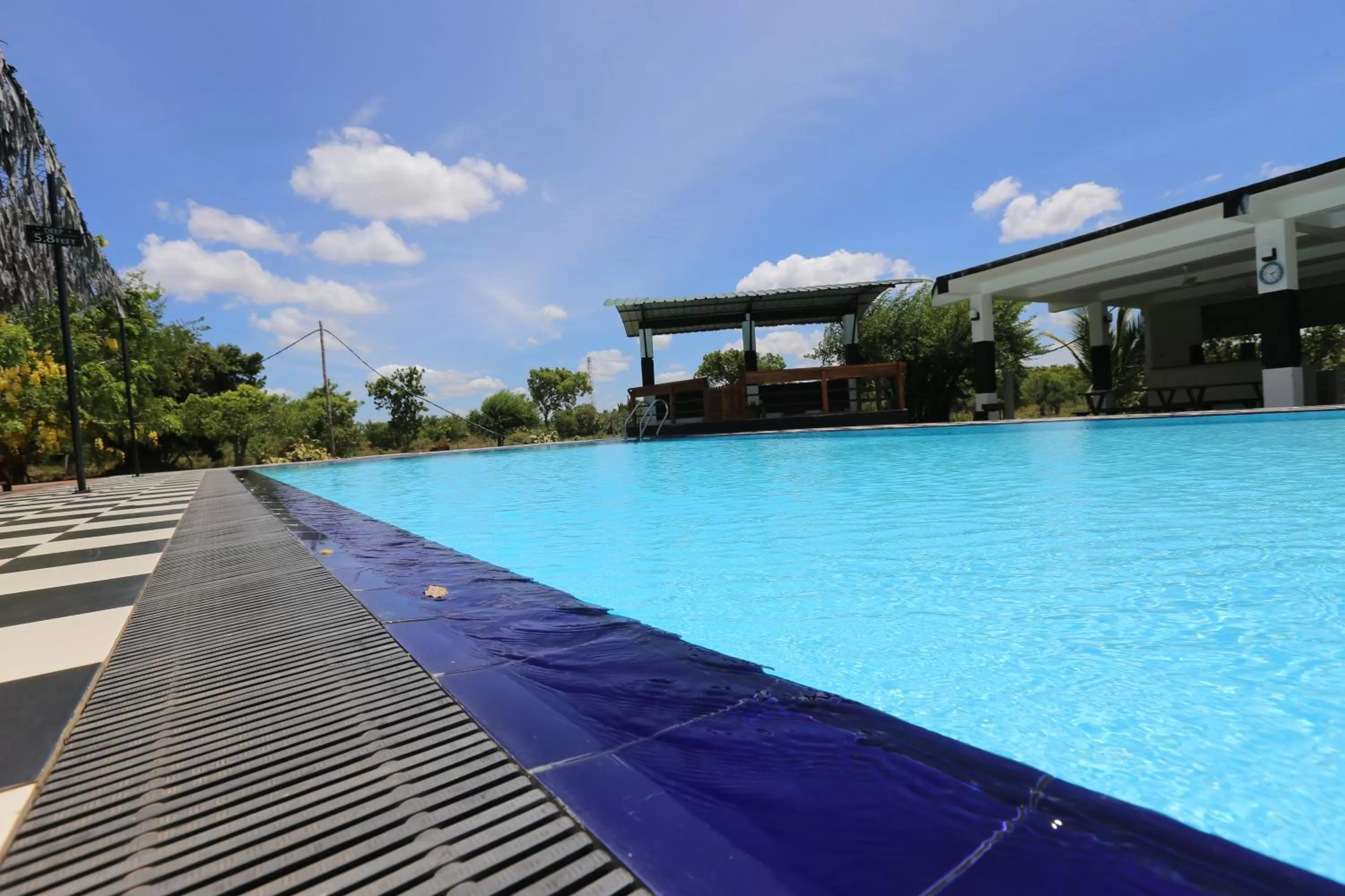 Pool view in Eco Hotel Black & White - Anuradhapura