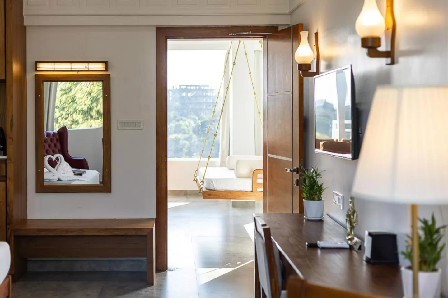 Living room in HOTEL WHITE HOUSE, Munnar