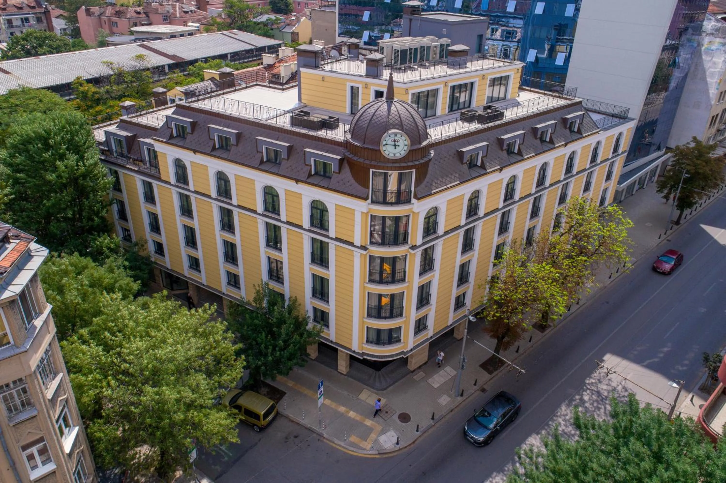 Bird's eye view in Hotel COOP, Sofia