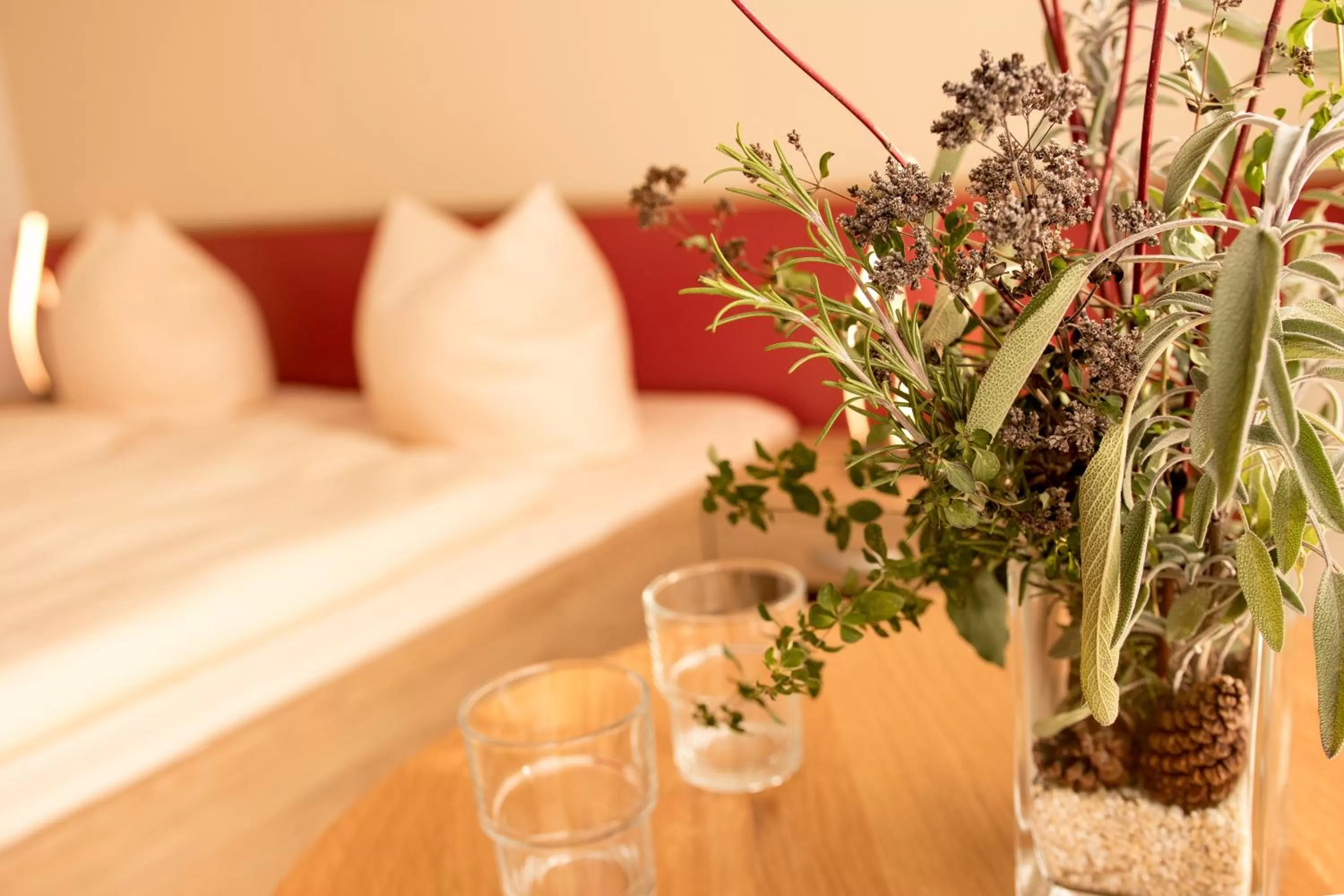 Bed in Landhotel Kräuterbergl Kreischa