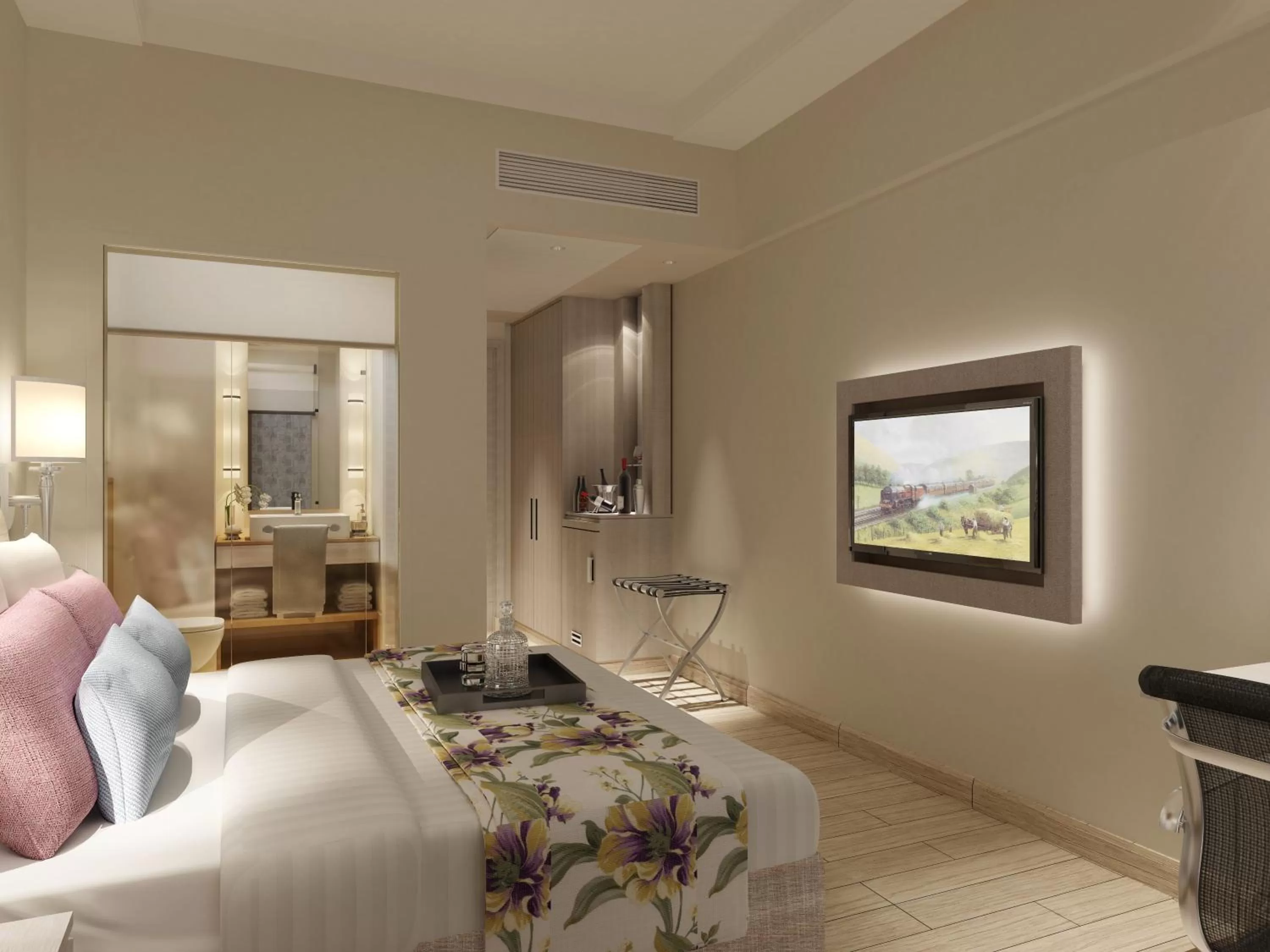 Bed in Efcee Sarovar Premiere Bhavnagar