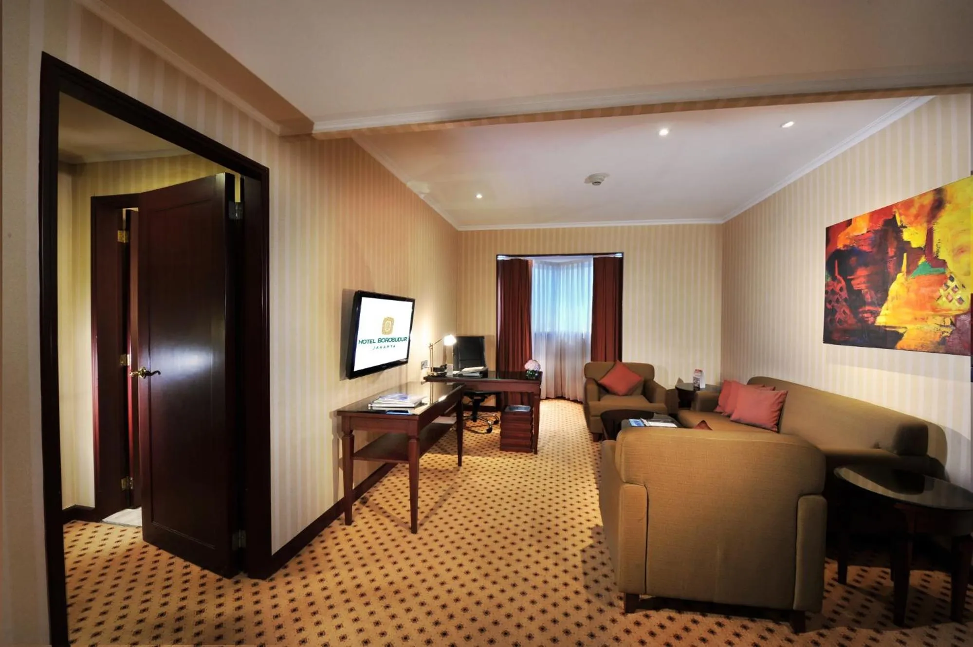 Living room in Hotel Borobudur Jakarta