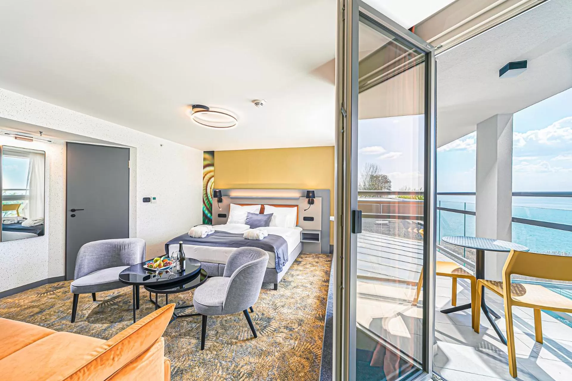 Balcony/Terrace in Hotel Helikon, Keszthely