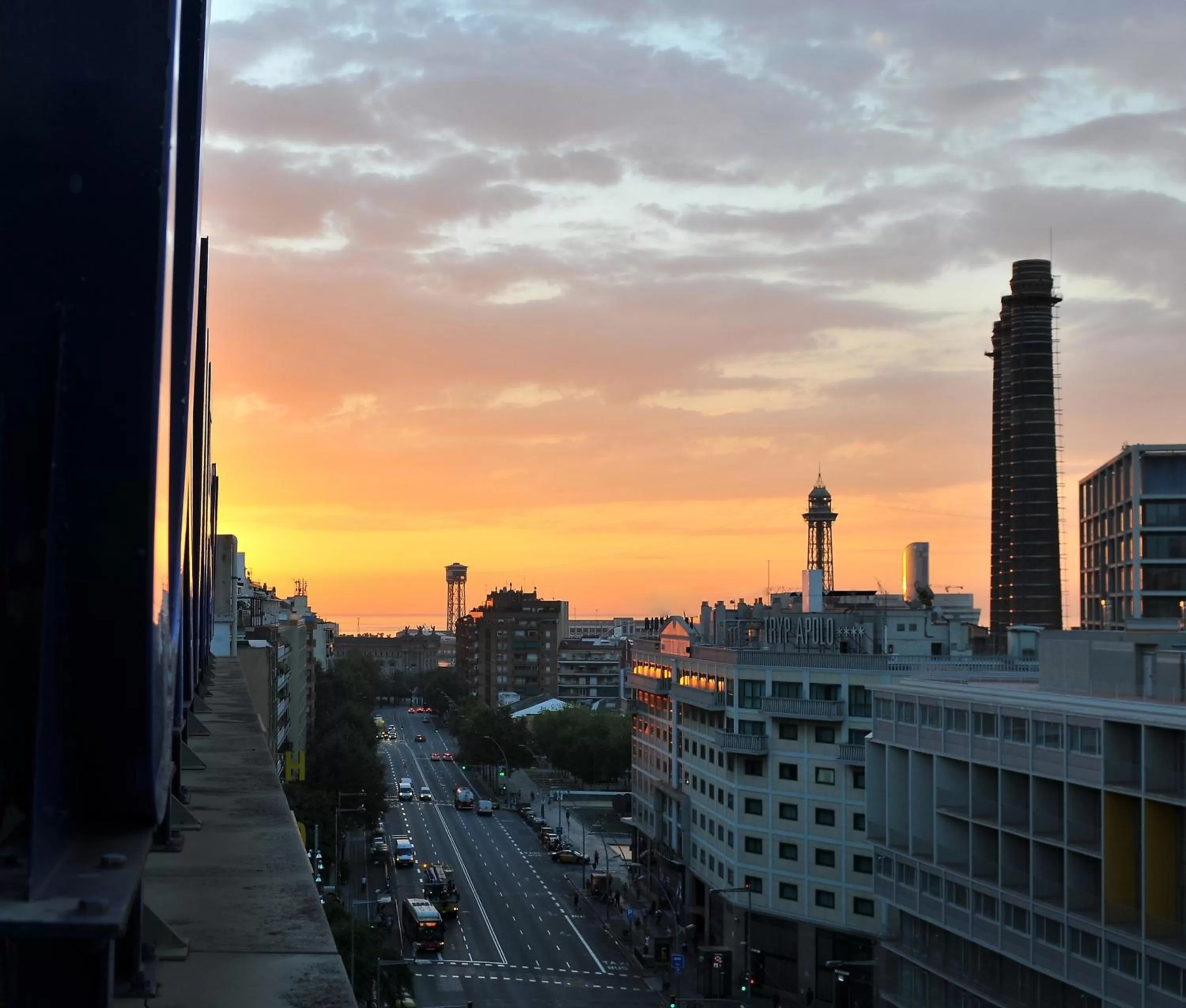 Balcony/Terrace in Hotel Barcelona Universal