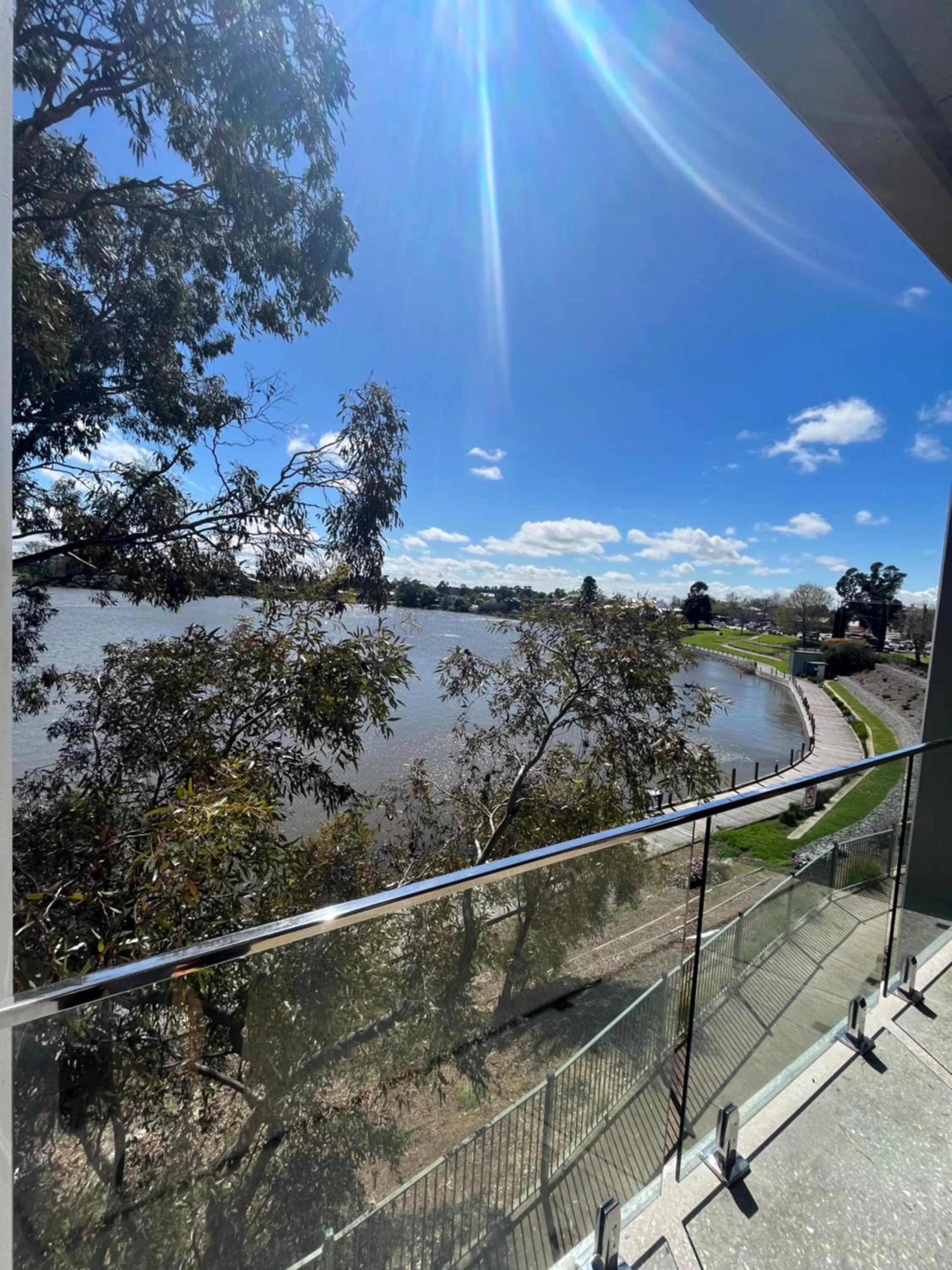 Balcony/Terrace in Nagambie Waterfront Motel