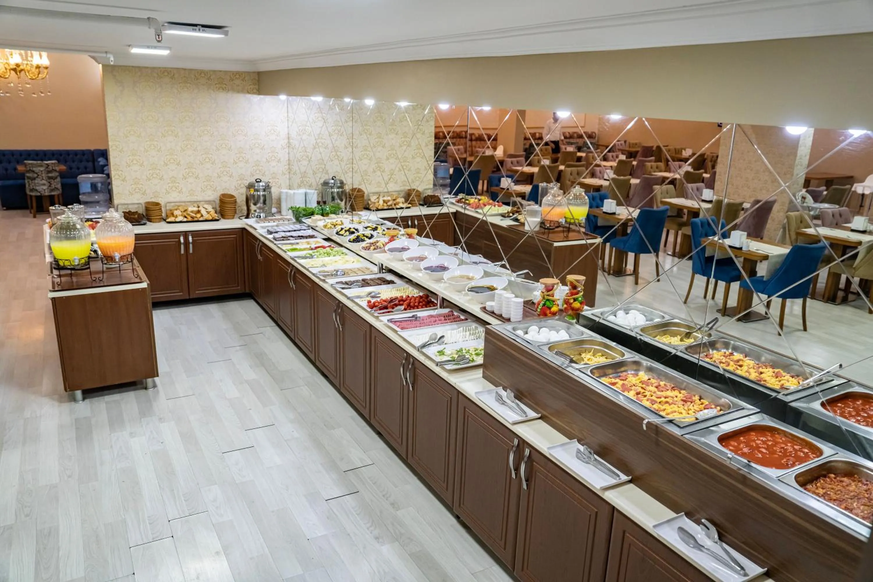 Buffet breakfast in Grand Hamit Hotel