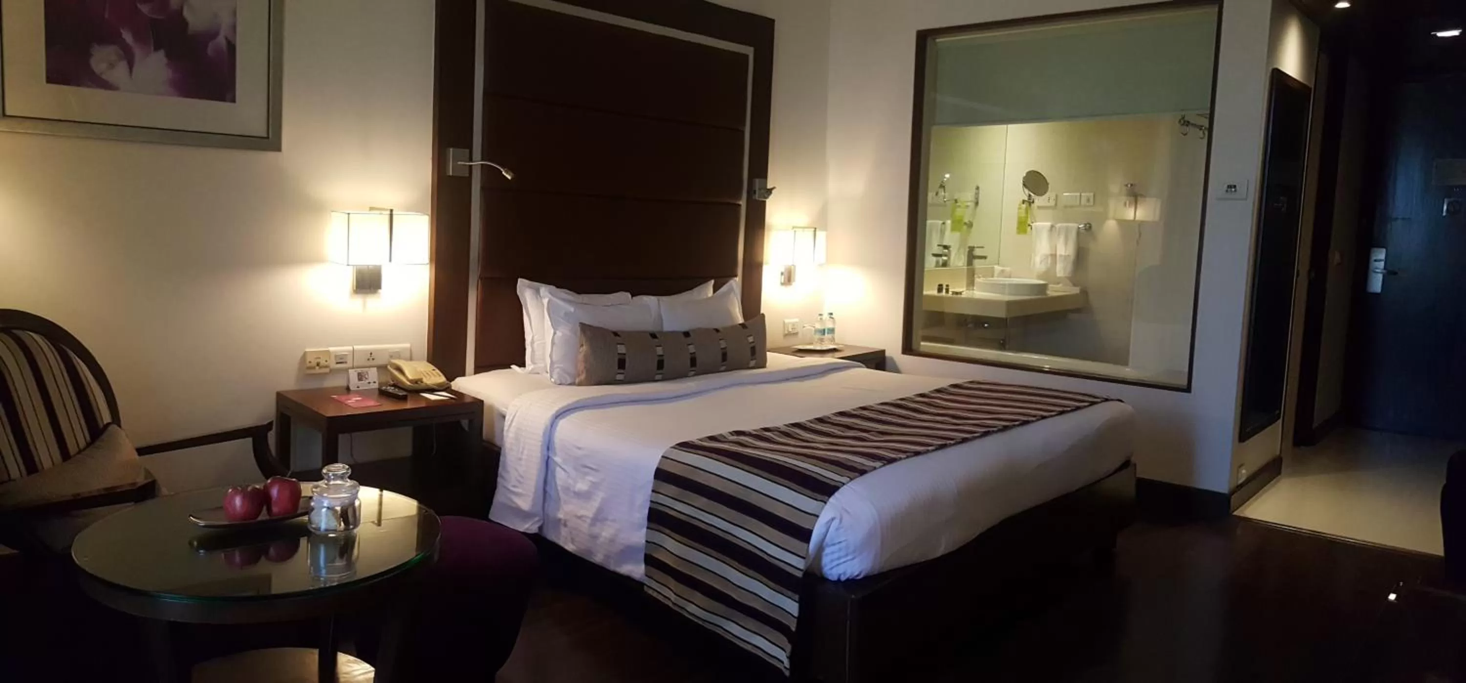 Bedroom, Bed in Royal Orchid Central, Pune