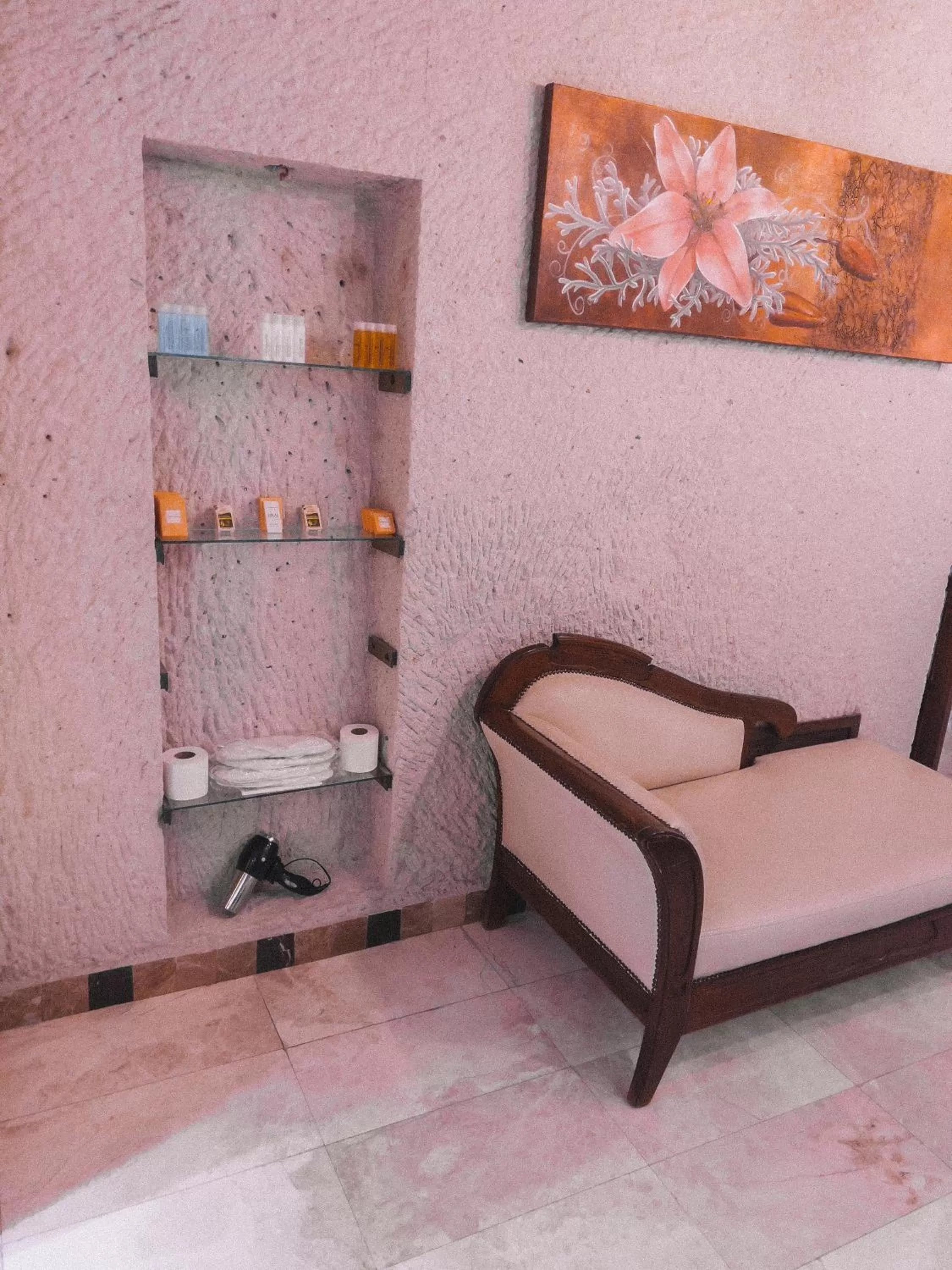 Bathroom in Local Cave House