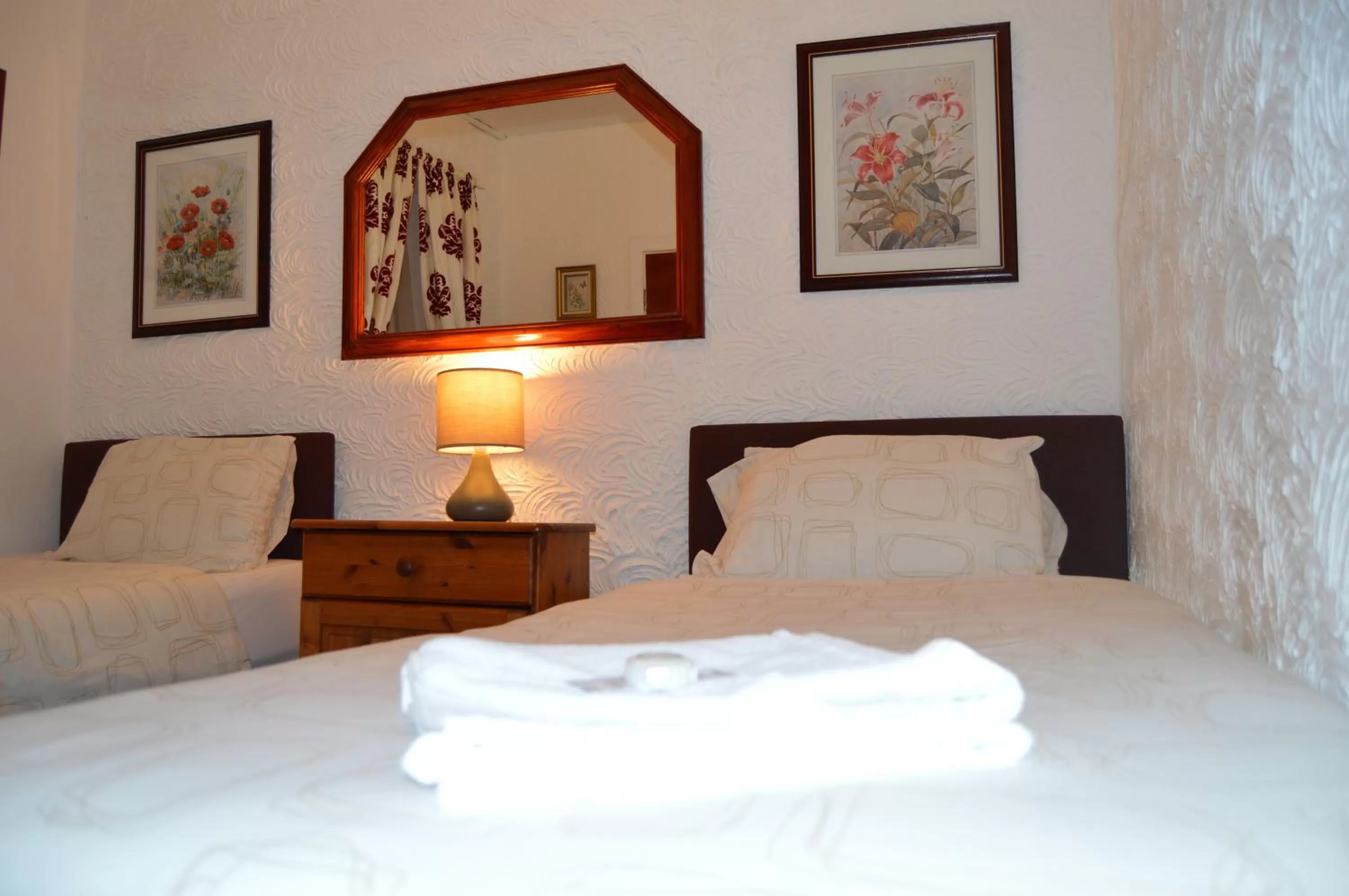 Twin Room in Wilsons Hotel - Blackpool Tower View