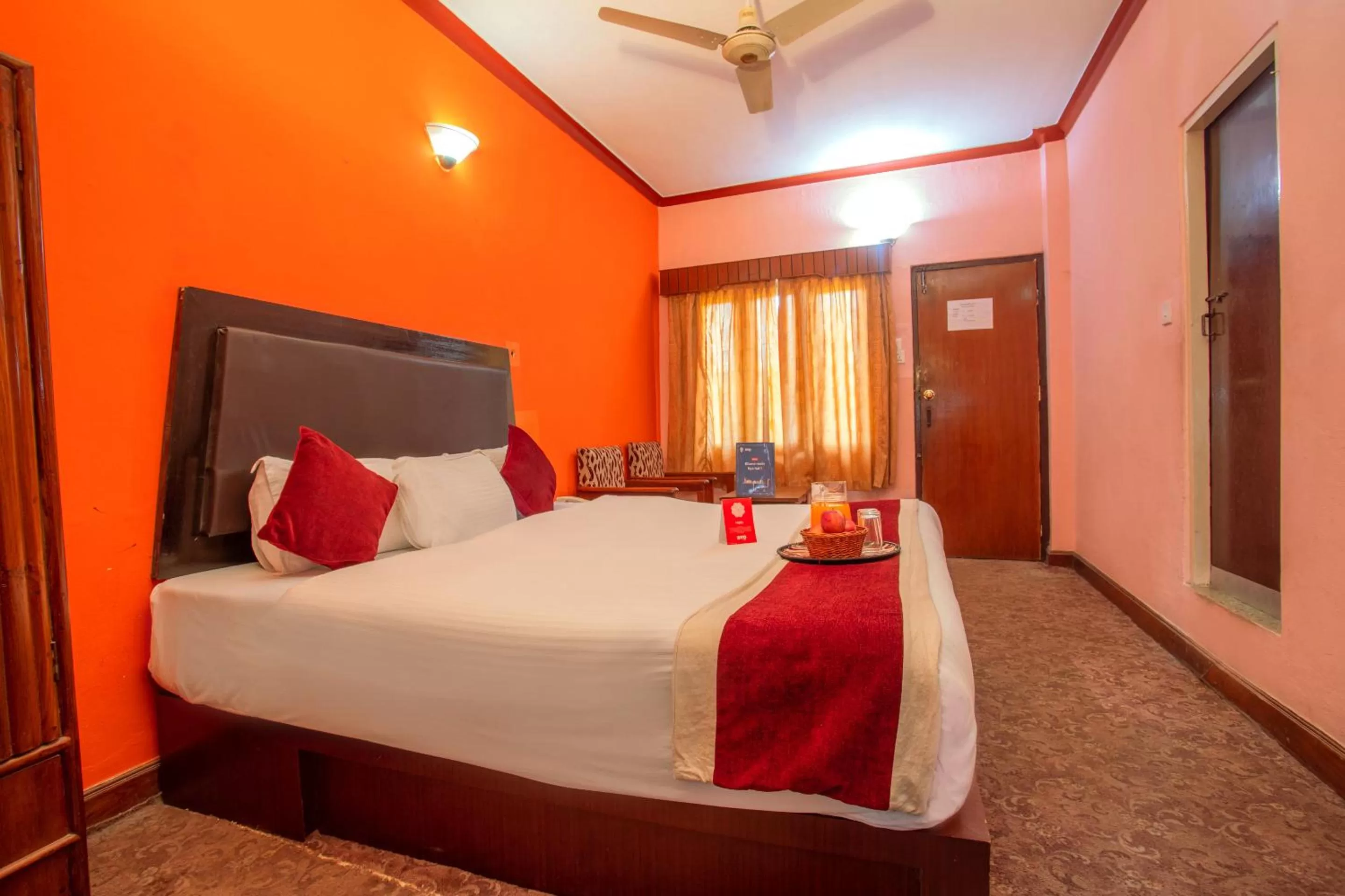 Bed in Hotel Snowland