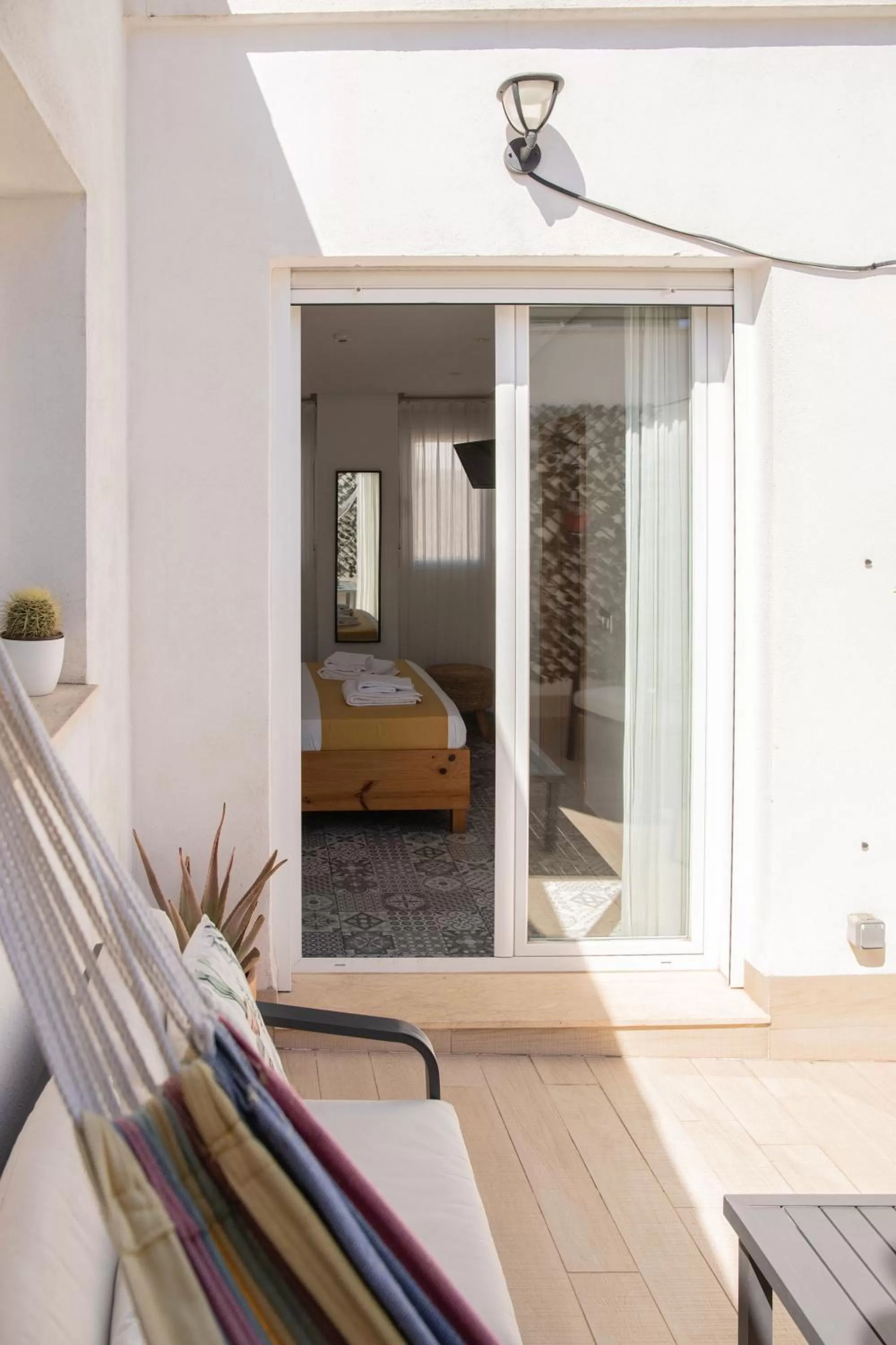 Balcony/Terrace, Bed in Zalamera BnB