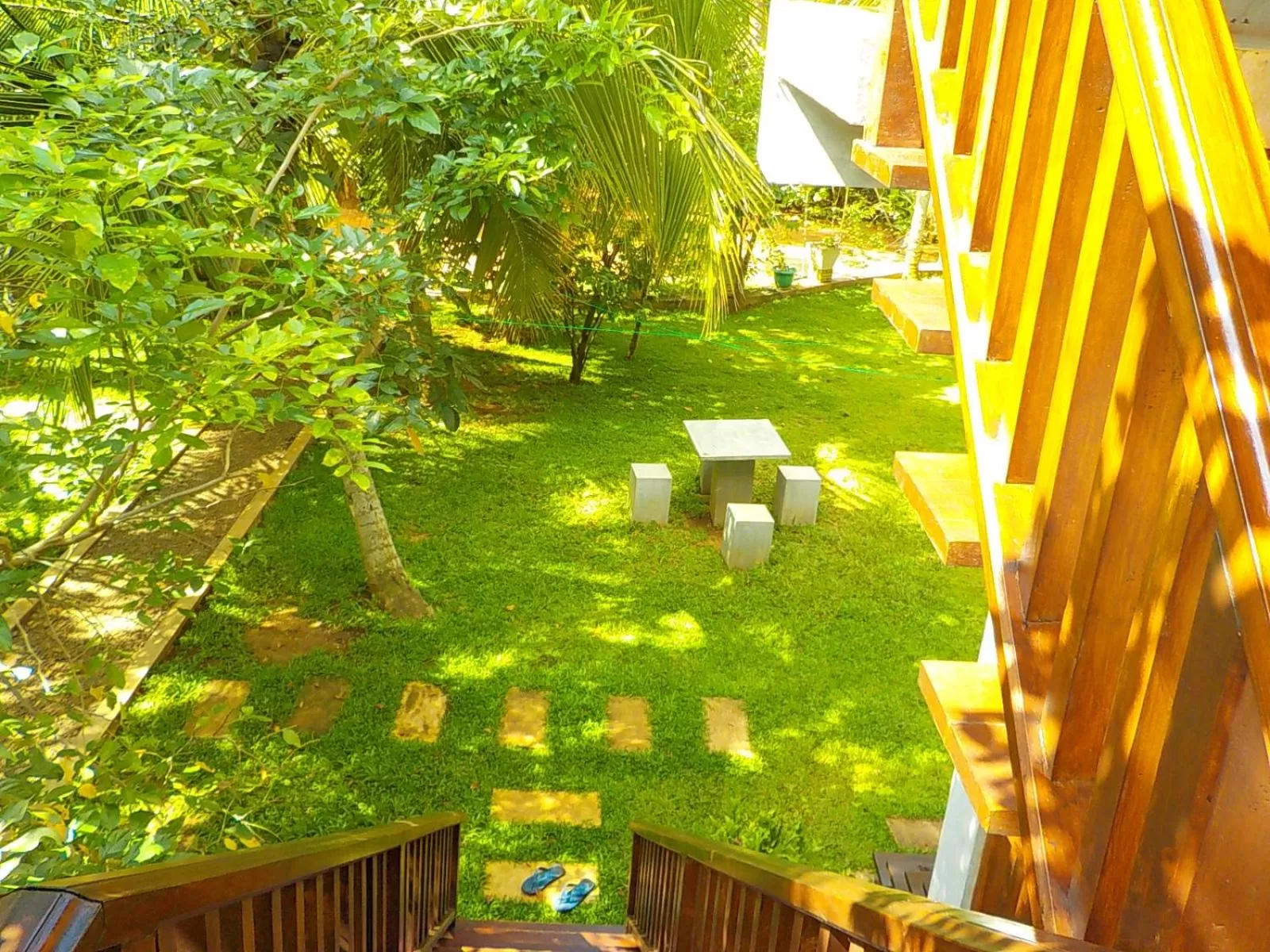 Garden in Liyana Holiday resort