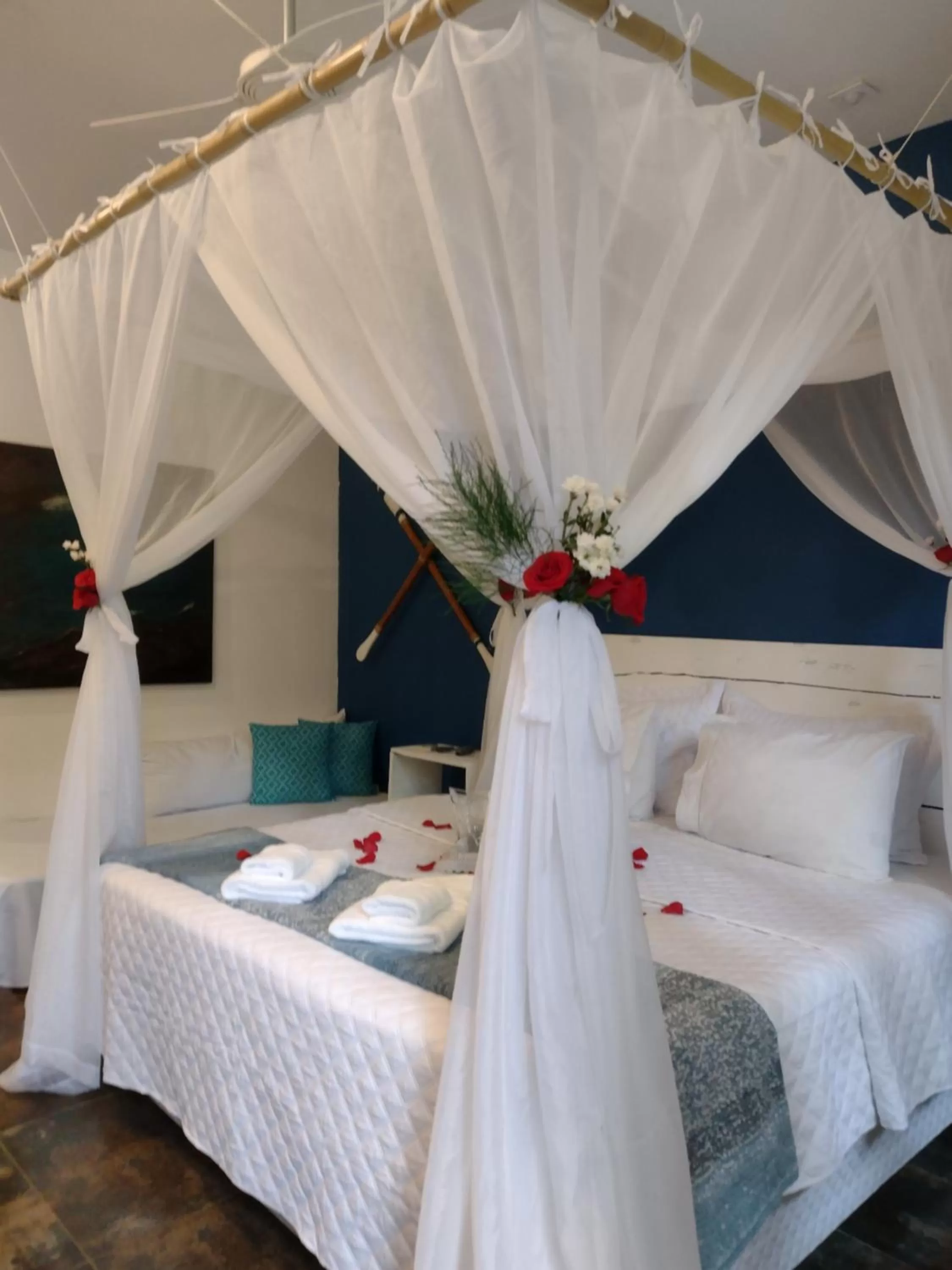 Bed in Magias de Paraty Ecopousada