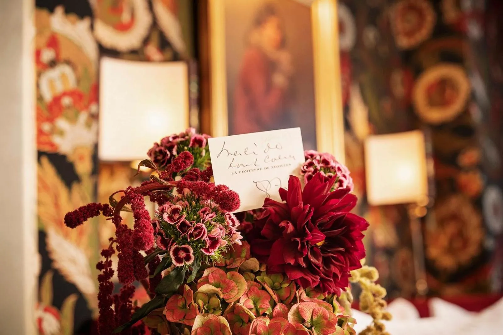 Decorative detail in Maison Proust, Hotel & Spa La Mer