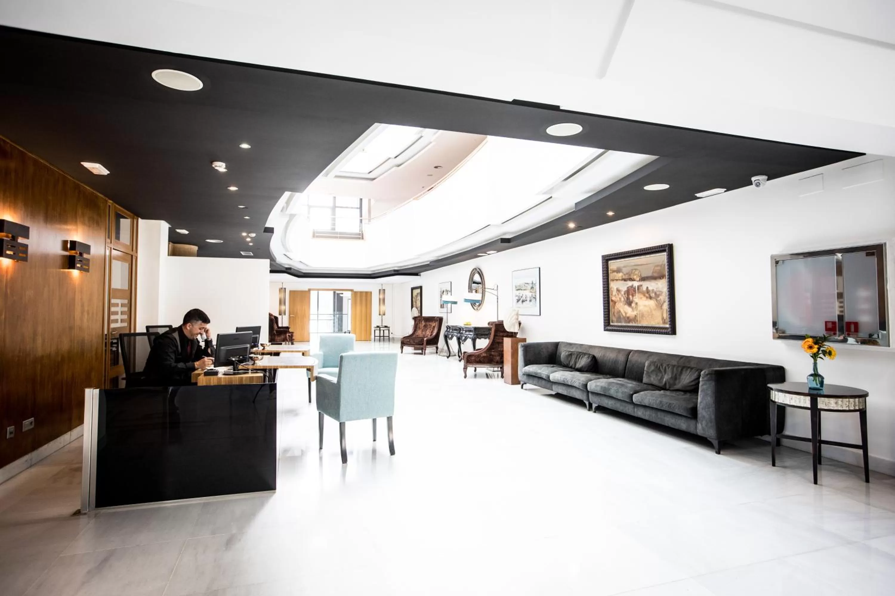 Lobby or reception in Pazo Los Escudos Hotel Spa & Resort