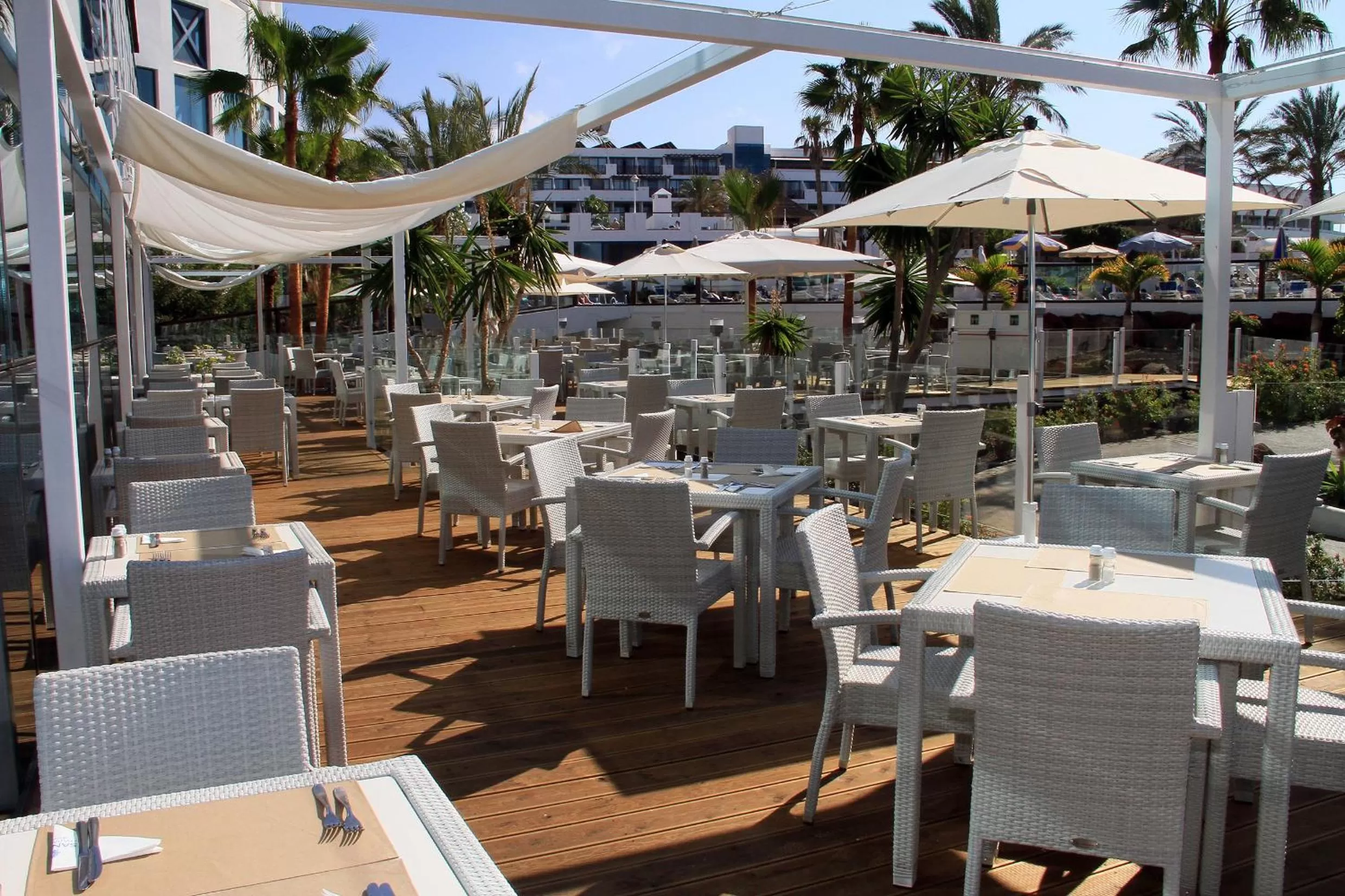 Patio in Sandos Papagayo