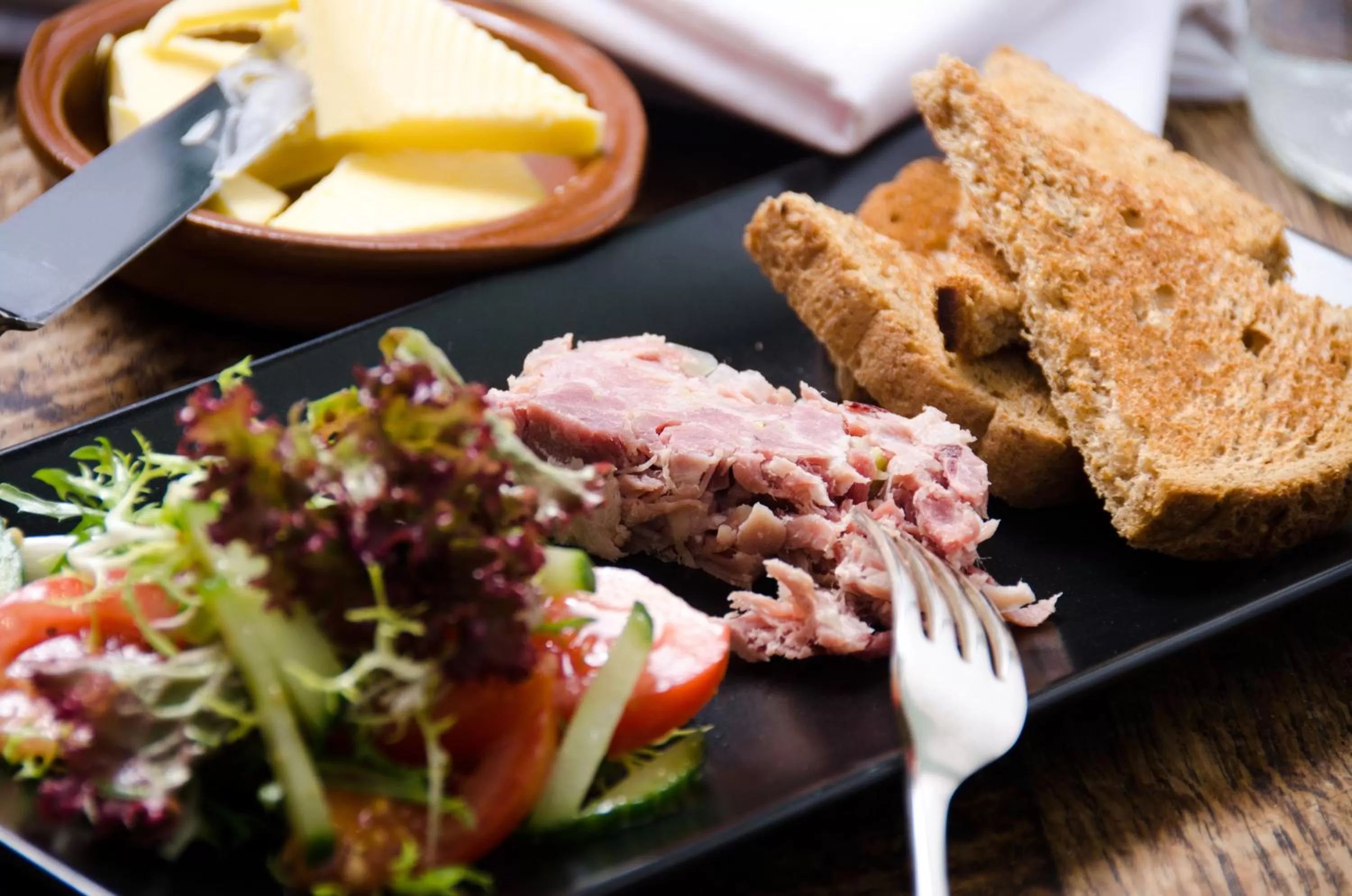 Food close-up in The Corner House Hotel