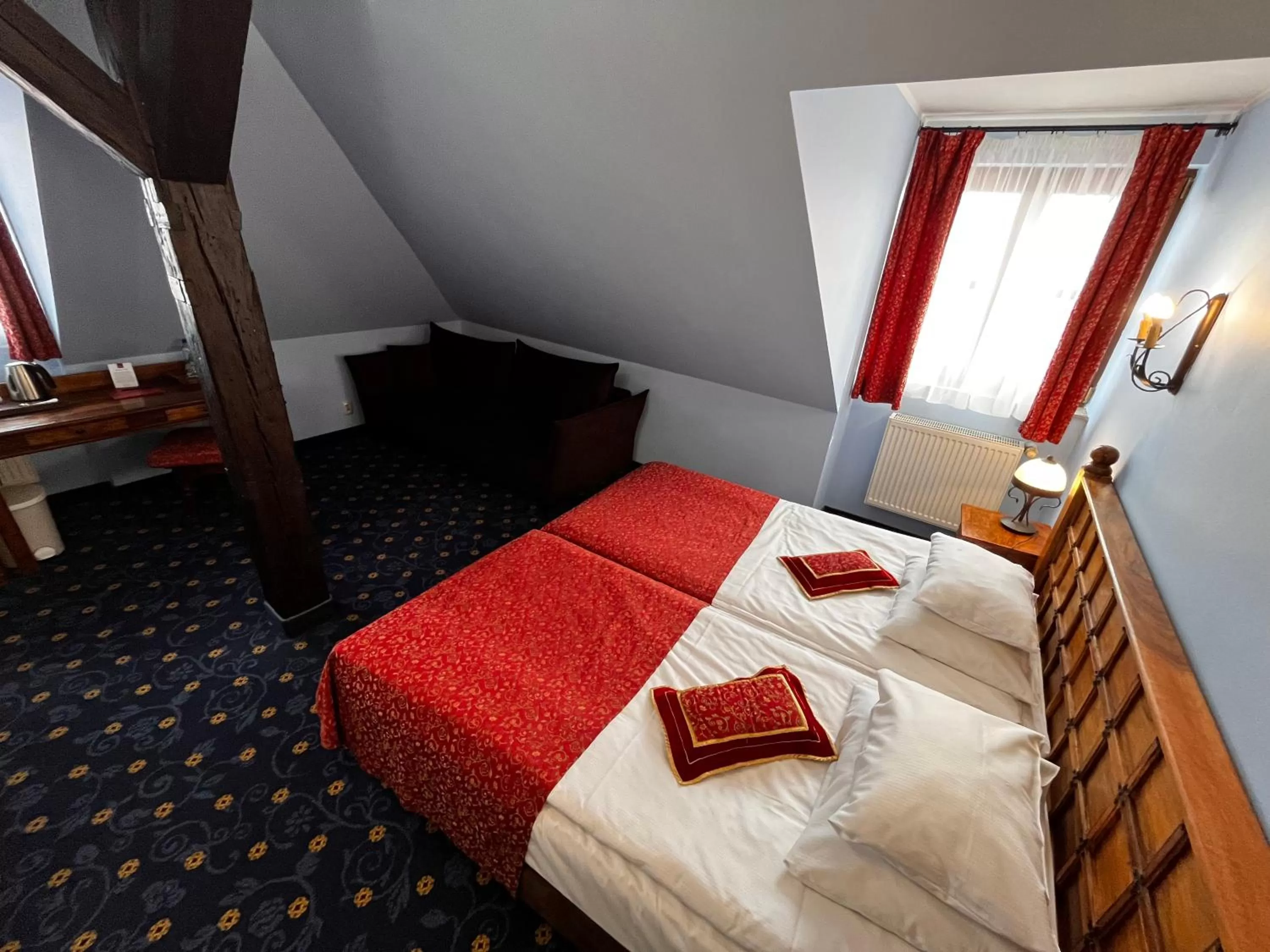 Photo of the whole room, Bed in Hotel Zamek Ryn