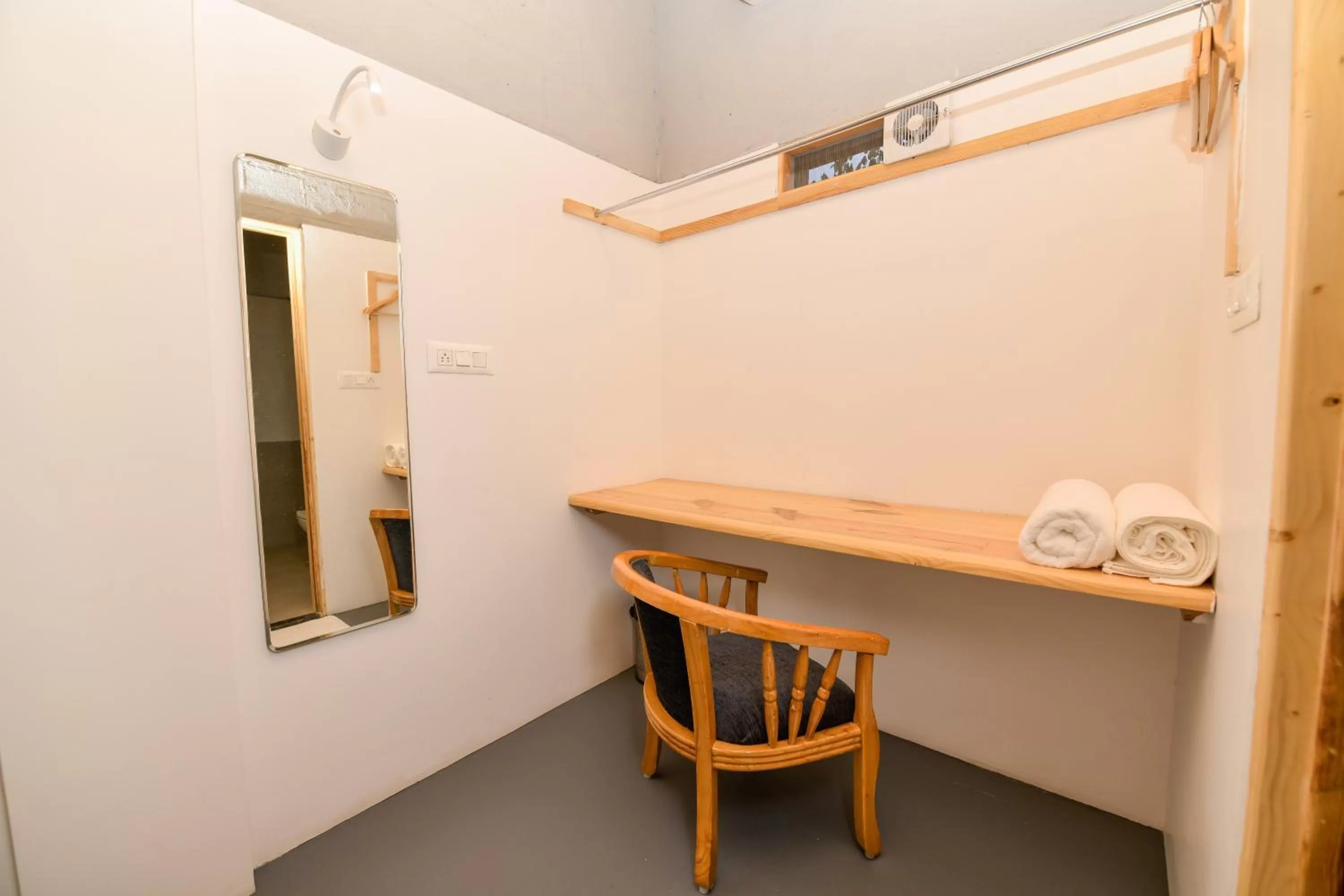 Seating area in Shine Residency