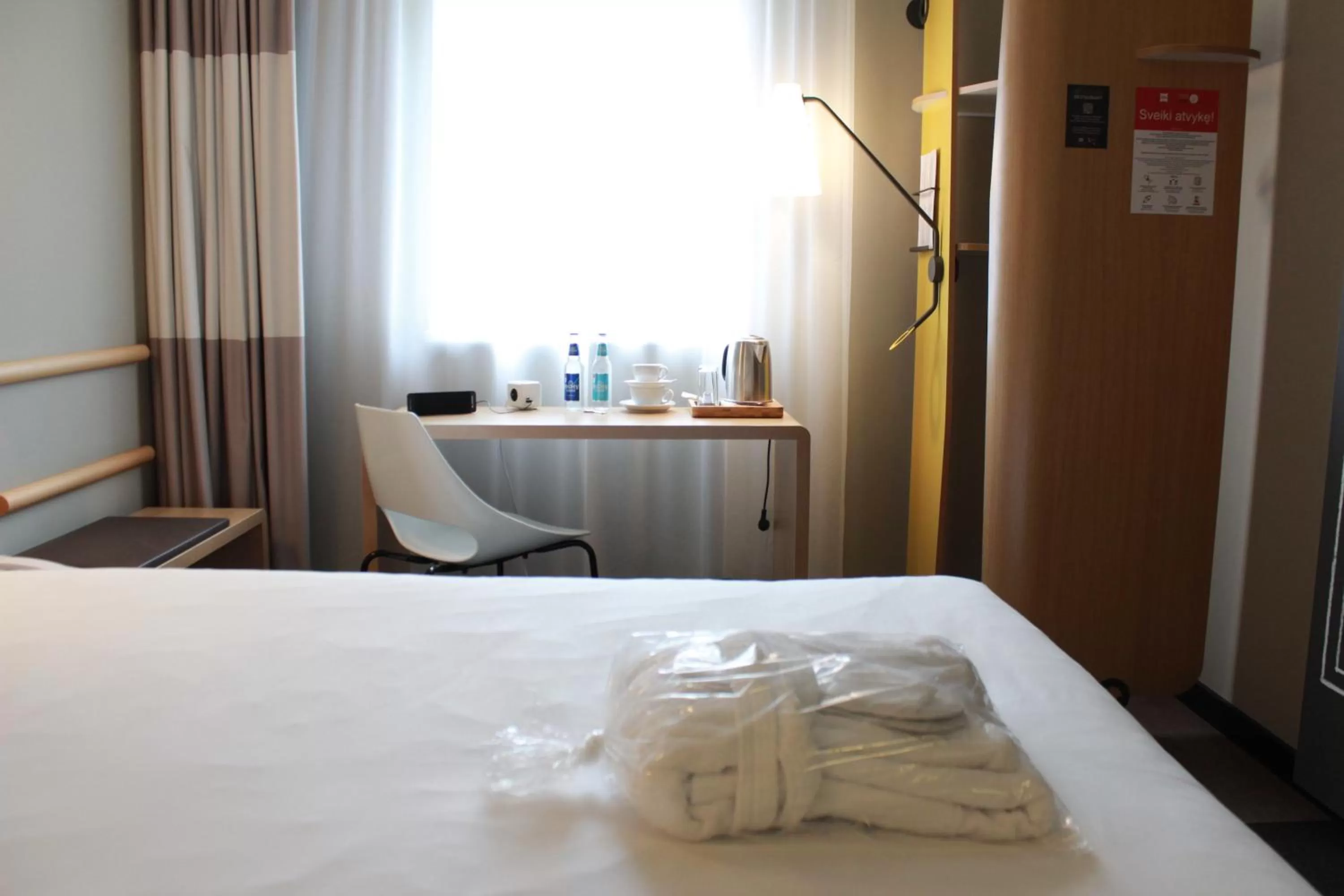 Bedroom, Bed in ibis Vilnius Centre