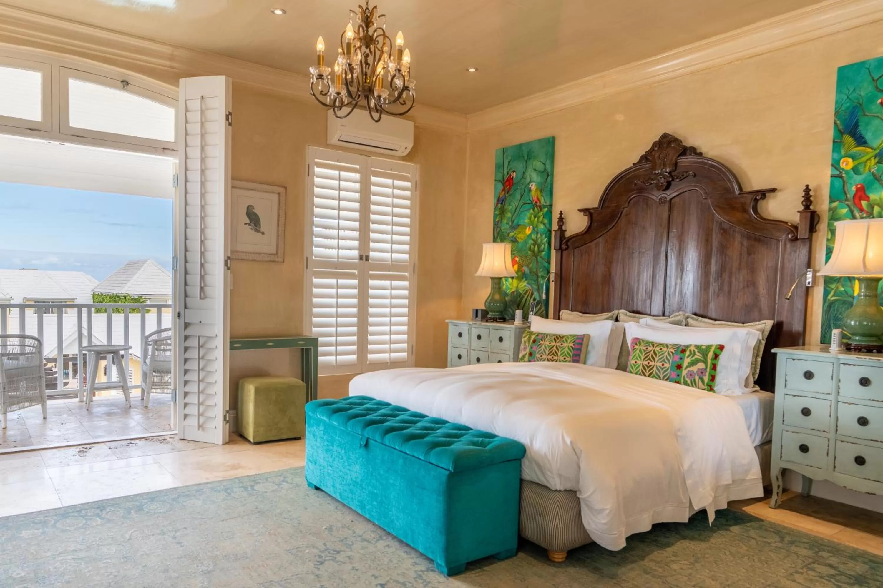 Bedroom, Bed in Birkenhead House