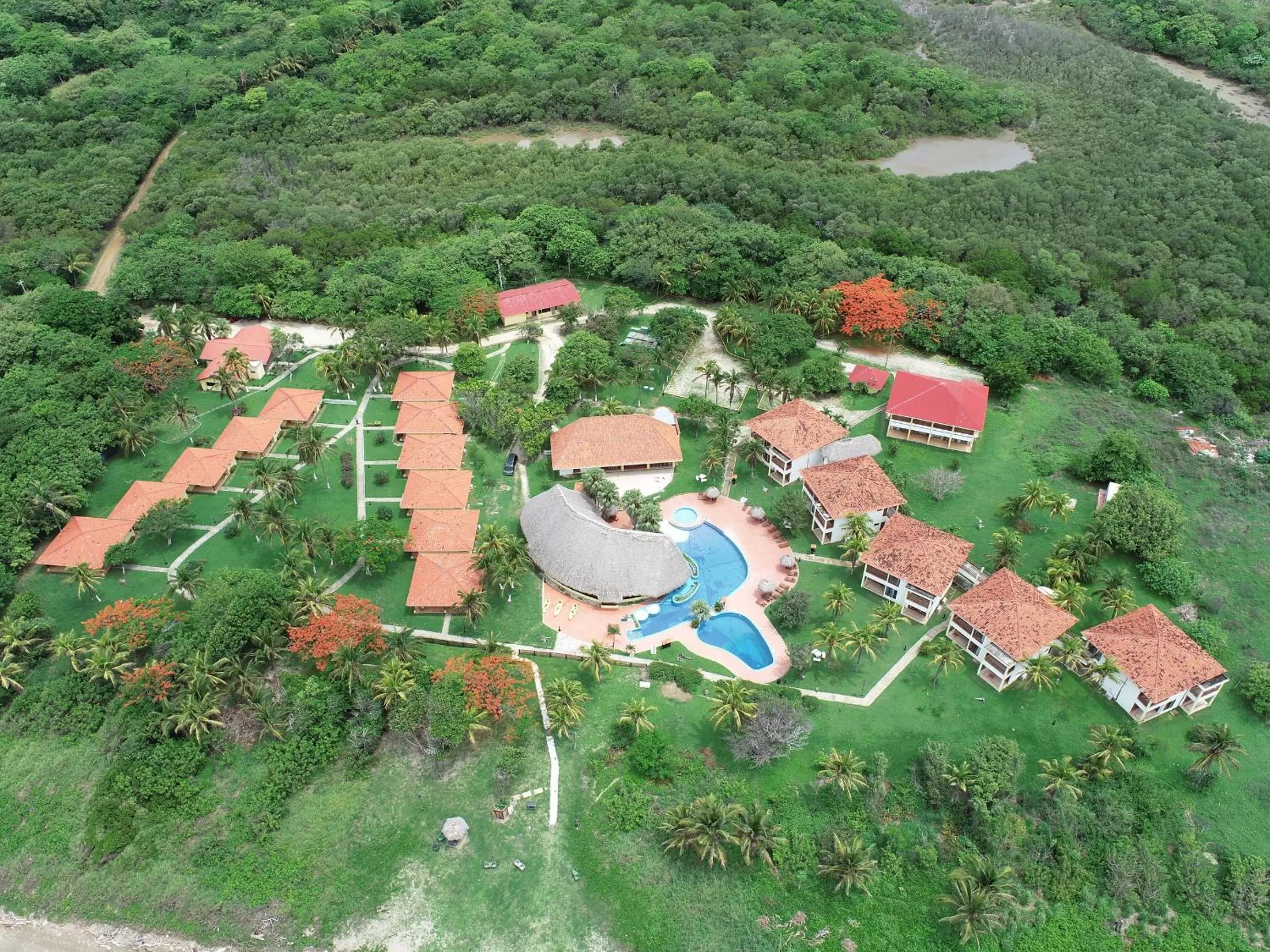 Bird's eye view in Nandel Beach Resort