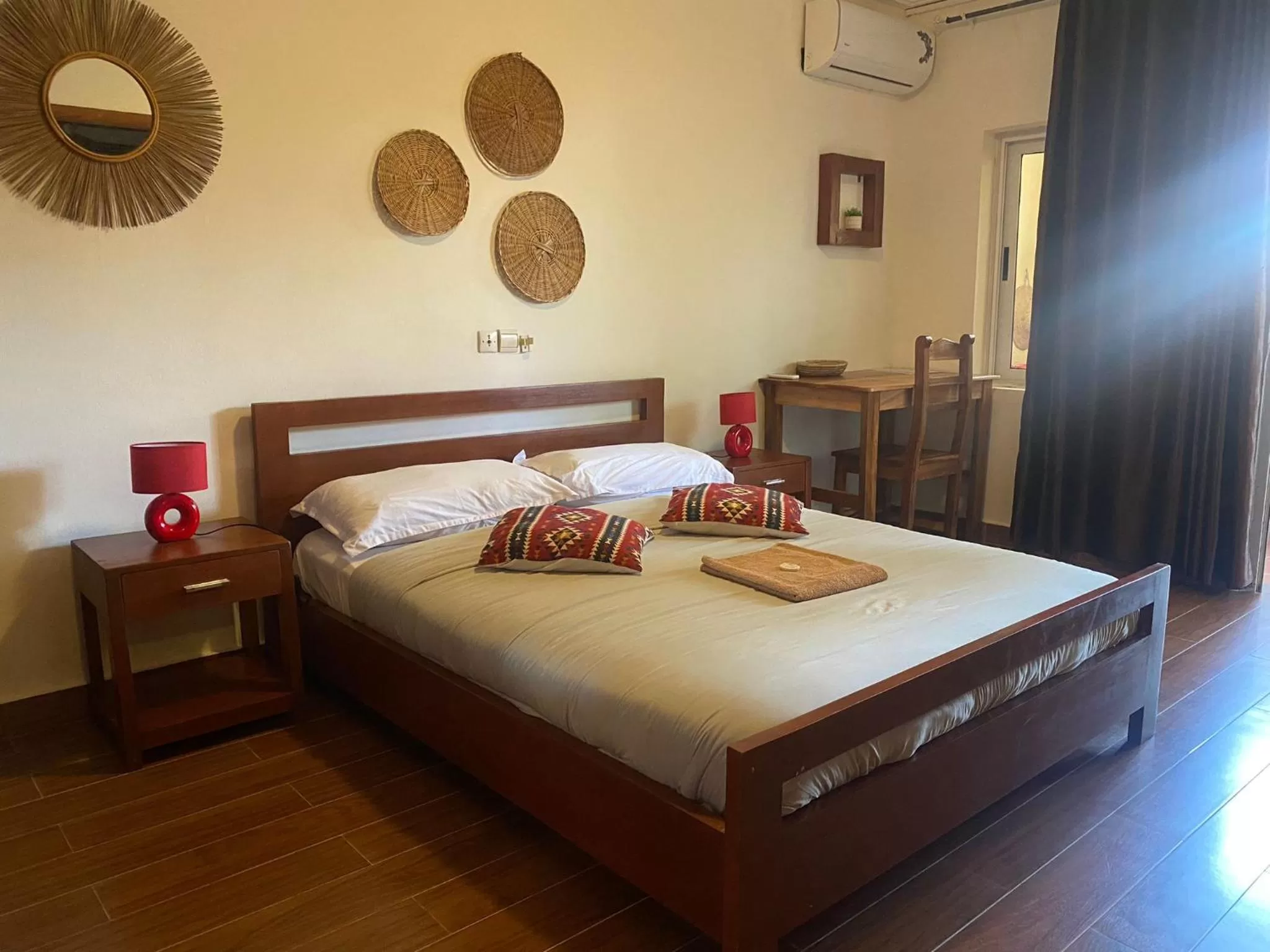 Bed in L'Oasis Guesthouse